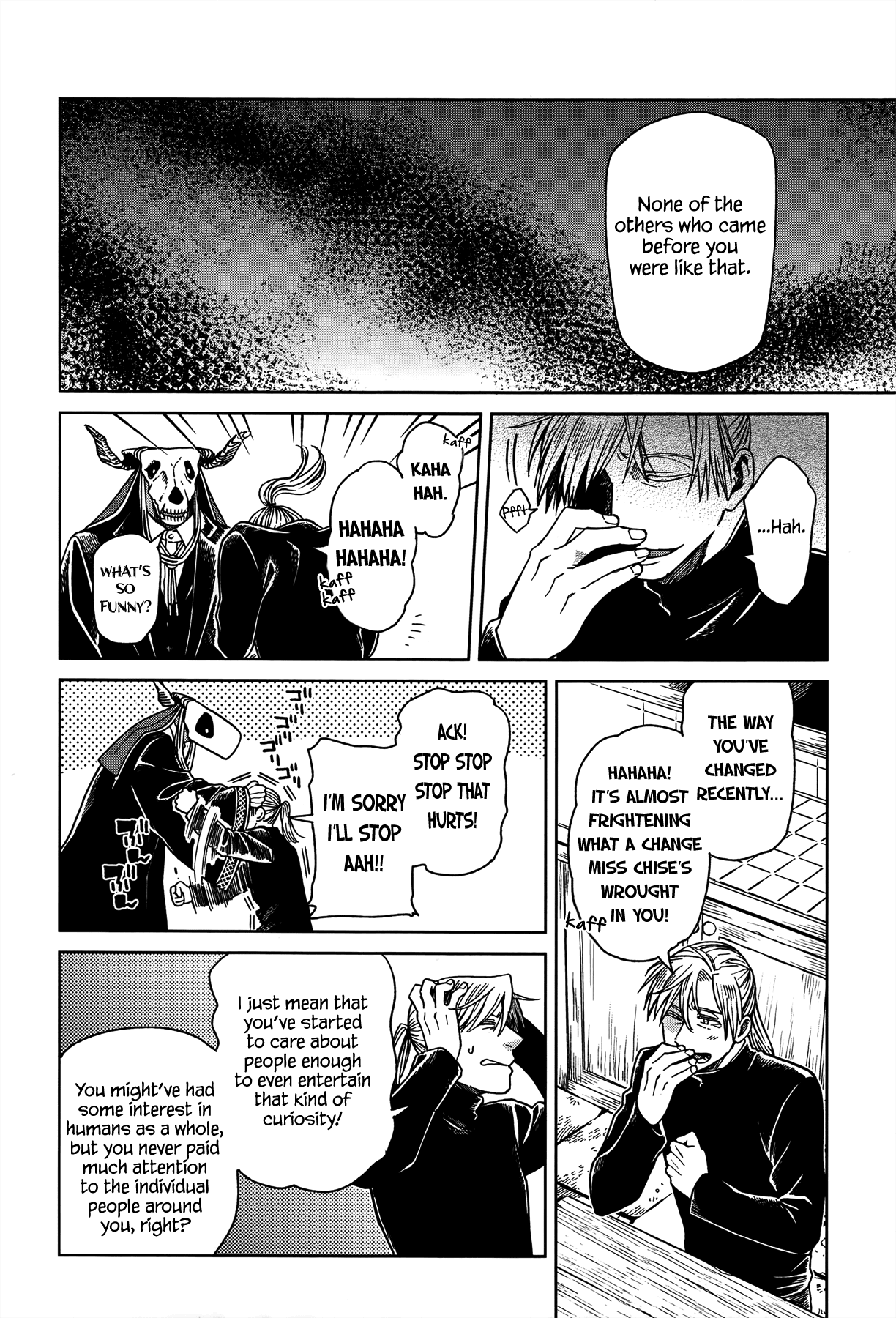 Mahou Tsukai no Yome Chapter 51 page 14 - Chapter 51: The cowl does not make the monk. II