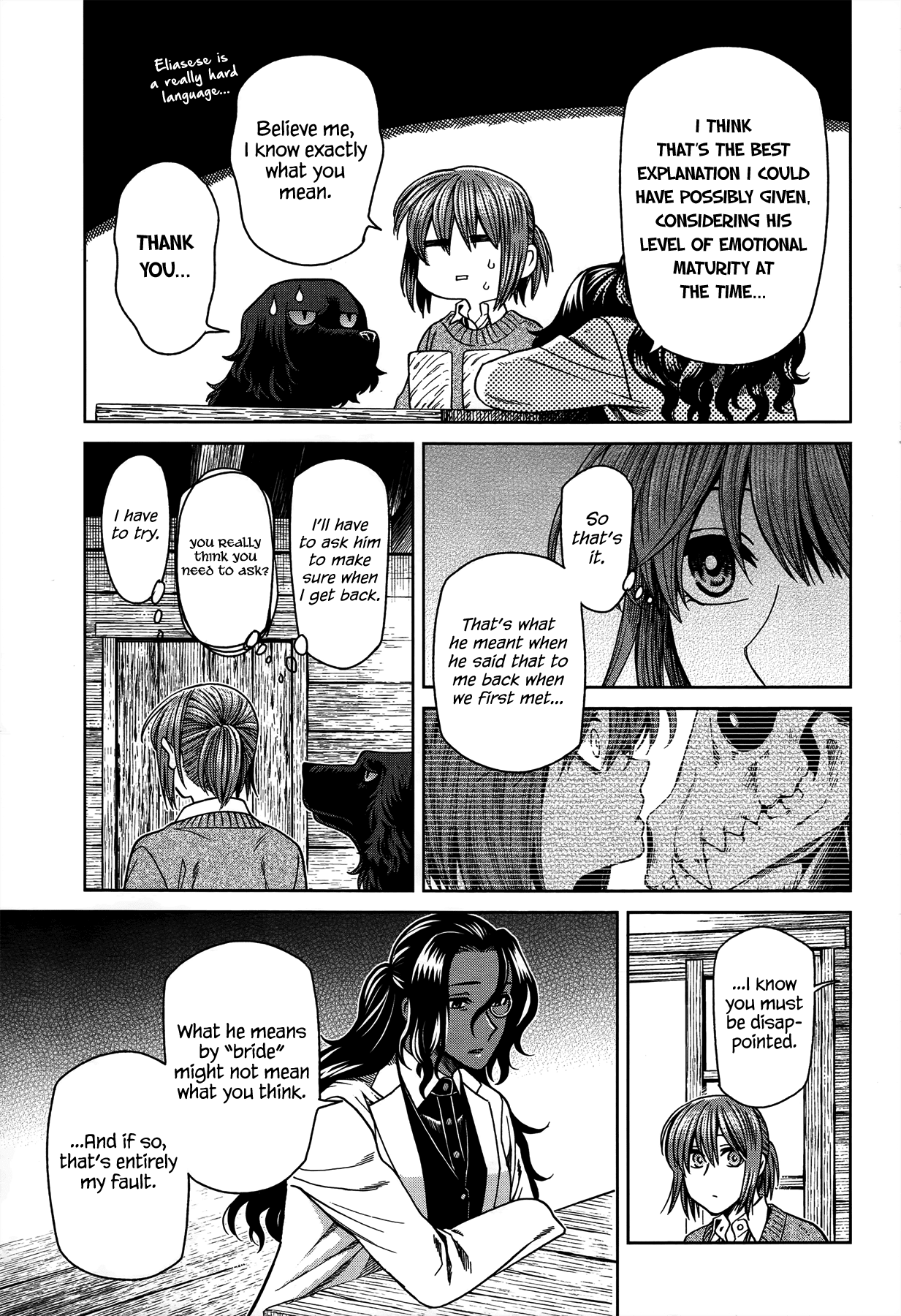 Mahou Tsukai no Yome Chapter 52 page 27 - Chapter 52: The cowl does not make the monk. III