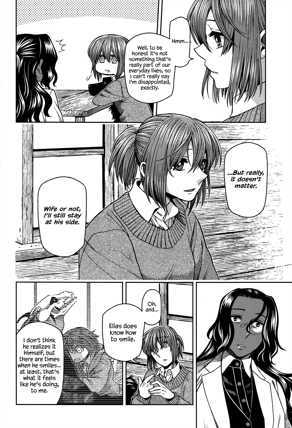 Mahou Tsukai no Yome Chapter 52 page 28 - Chapter 52: The cowl does not make the monk. III