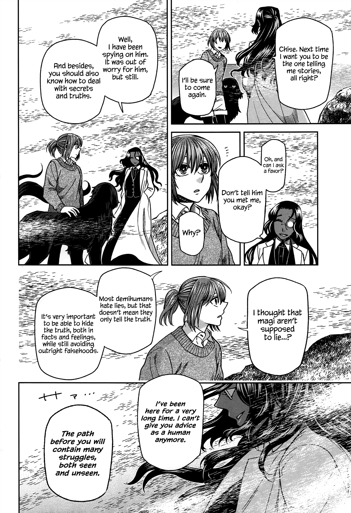 Mahou Tsukai no Yome Chapter 52 page 32 - Chapter 52: The cowl does not make the monk. III
