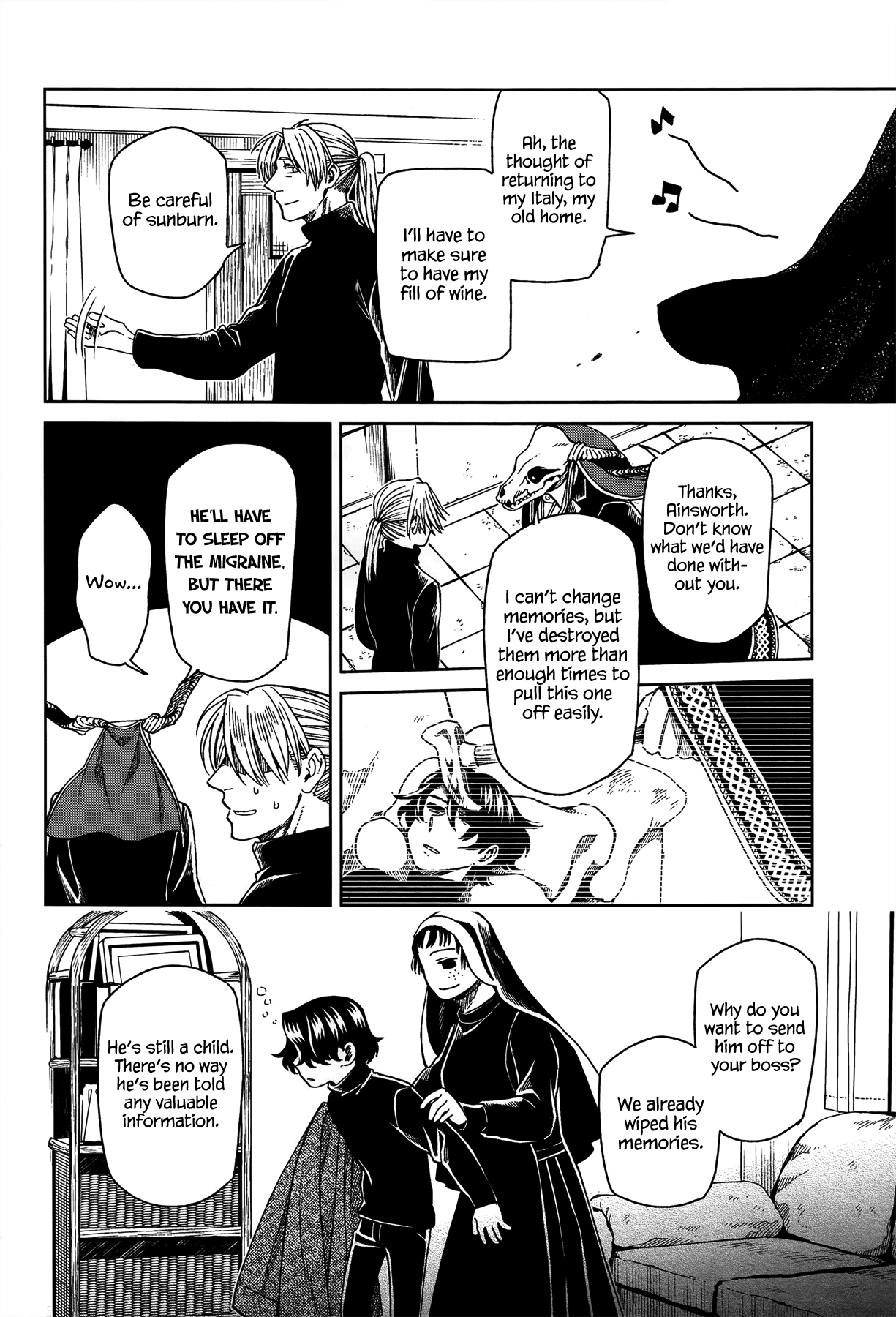 Mahou Tsukai no Yome Chapter 52 page 38 - Chapter 52: The cowl does not make the monk. III