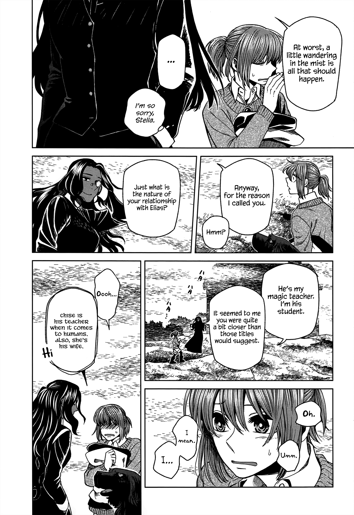 Mahou Tsukai no Yome Chapter 52 page 5 - Chapter 52: The cowl does not make the monk. III