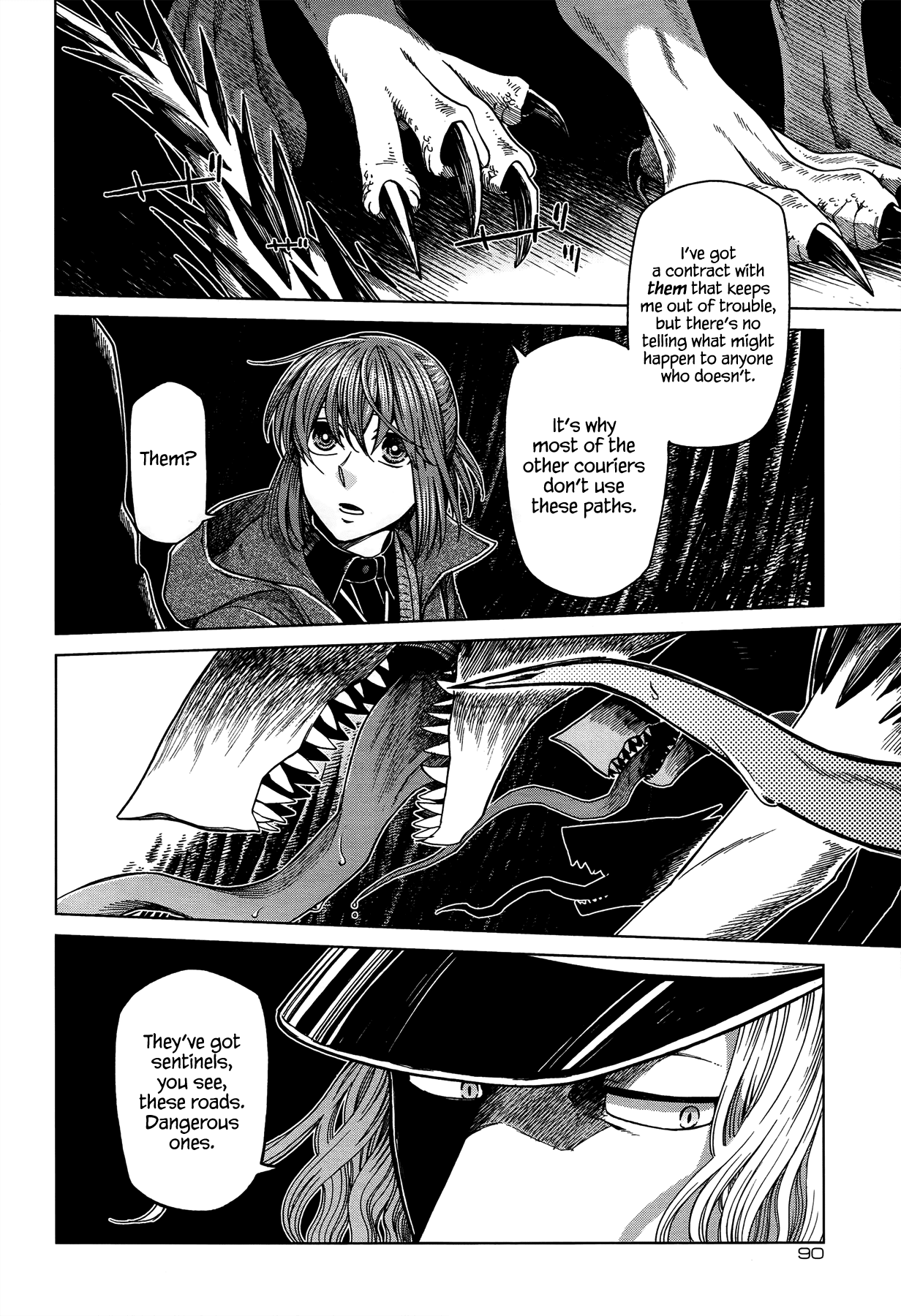 Mahou Tsukai no Yome Chapter 53 page 10 - Chapter 53: First impressions are the most lasting I