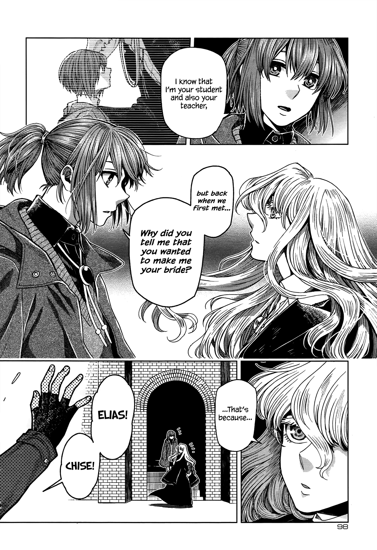 Mahou Tsukai no Yome Chapter 53 page 18 - Chapter 53: First impressions are the most lasting I