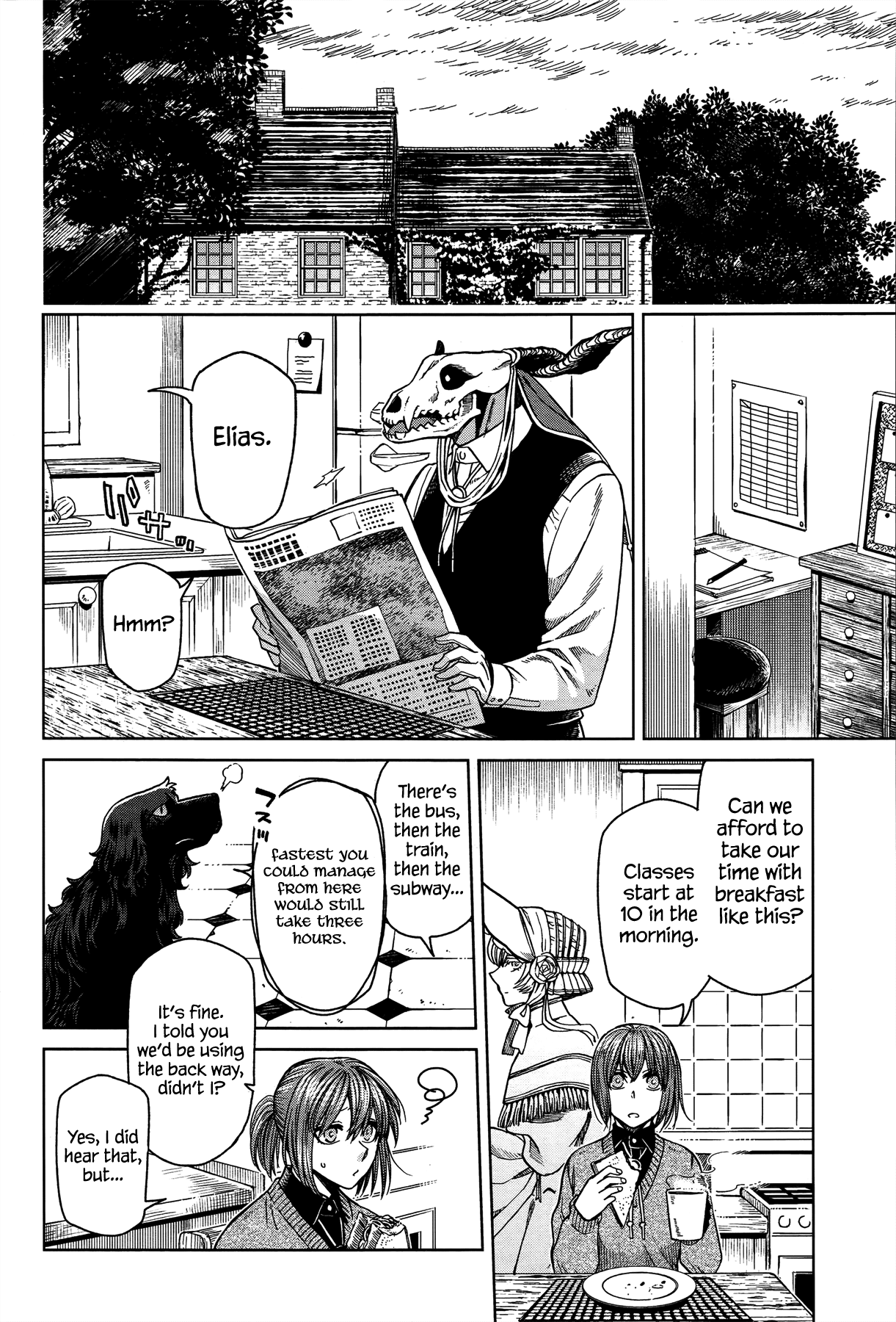 Mahou Tsukai no Yome Chapter 53 page 4 - Chapter 53: First impressions are the most lasting I