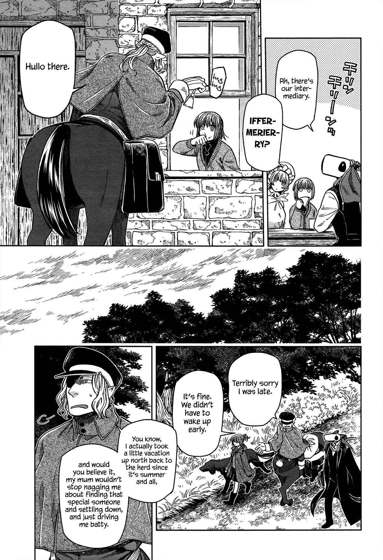 Mahou Tsukai no Yome Chapter 53 page 5 - Chapter 53: First impressions are the most lasting I