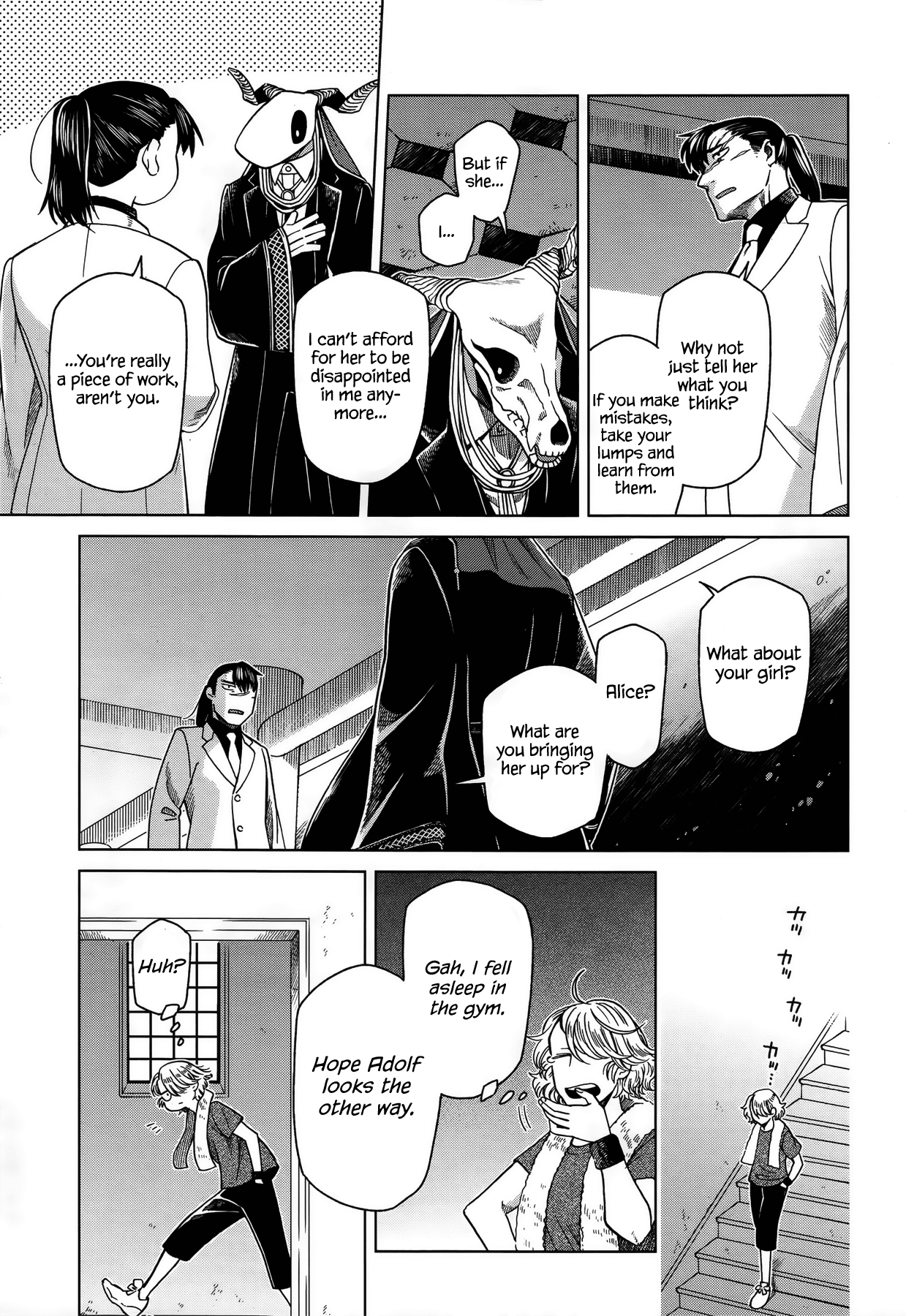 Mahou Tsukai no Yome Chapter 54 page 13 - Chapter 54: First impressions are the most lasting II