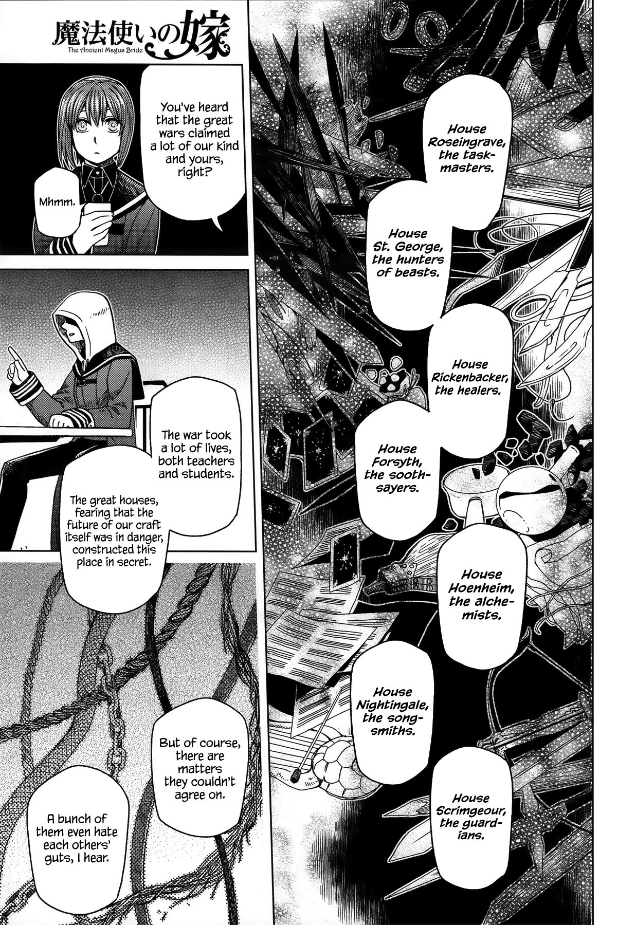 Mahou Tsukai no Yome Chapter 54 page 21 - Chapter 54: First impressions are the most lasting II