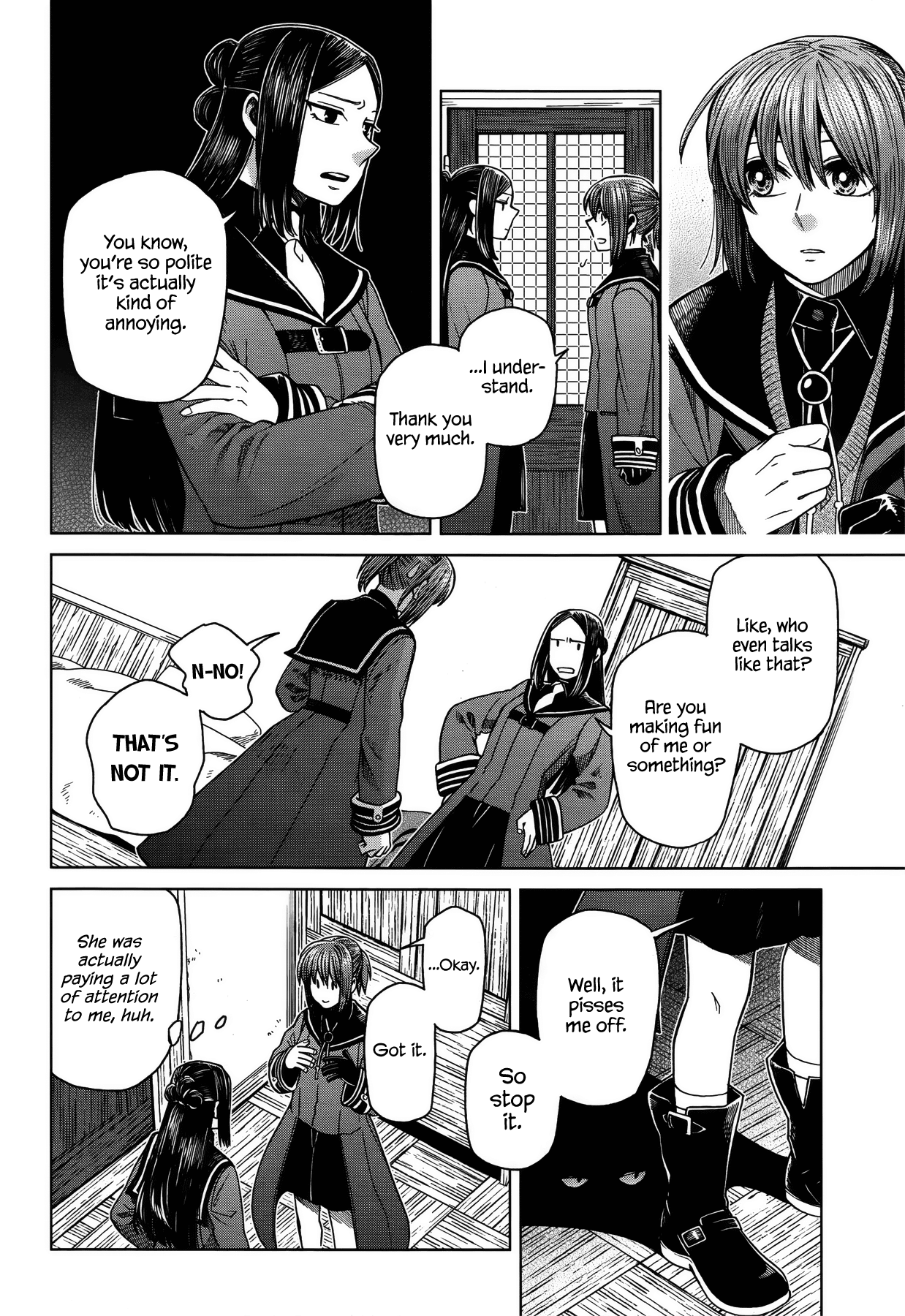 Mahou Tsukai no Yome Chapter 54 page 6 - Chapter 54: First impressions are the most lasting II