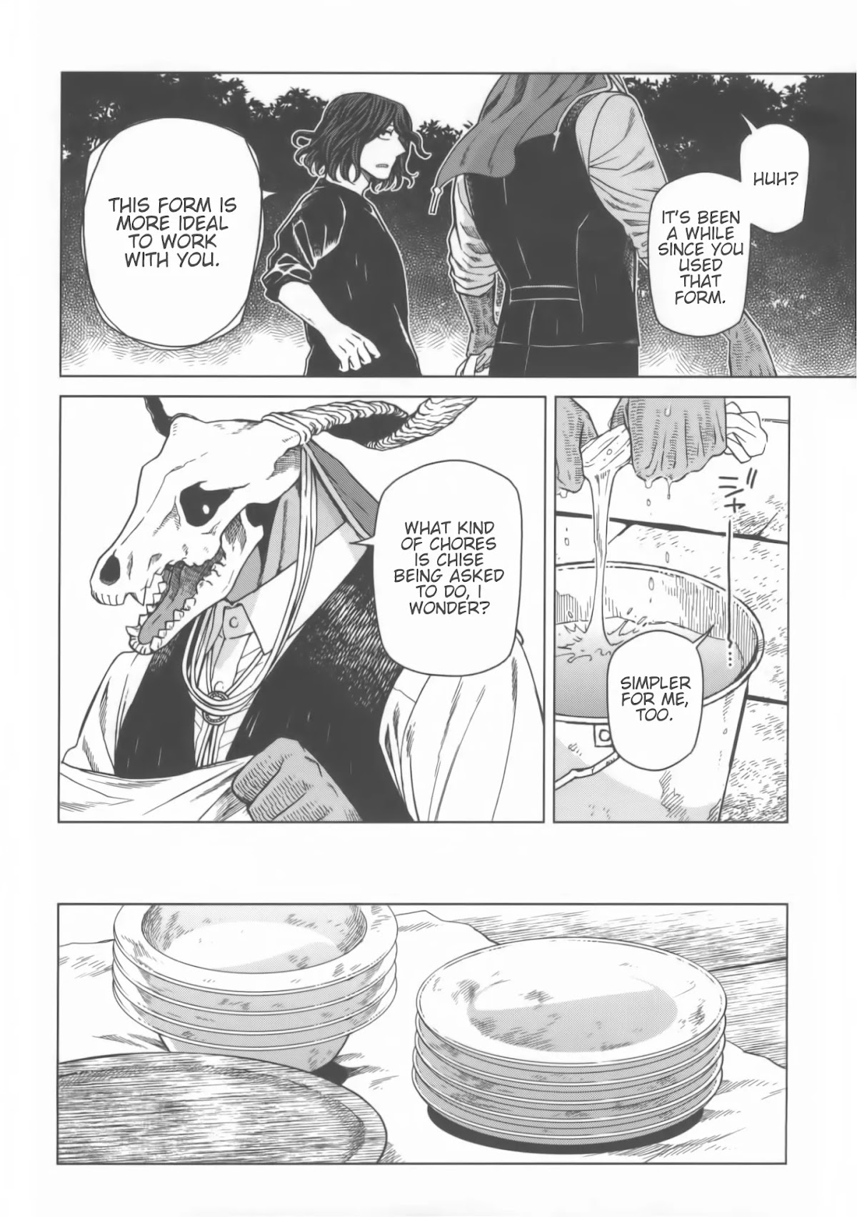 Mahou Tsukai no Yome Chapter 55.5 page 11 - Chapter 55.5: Fragments V: Spring Cleaning