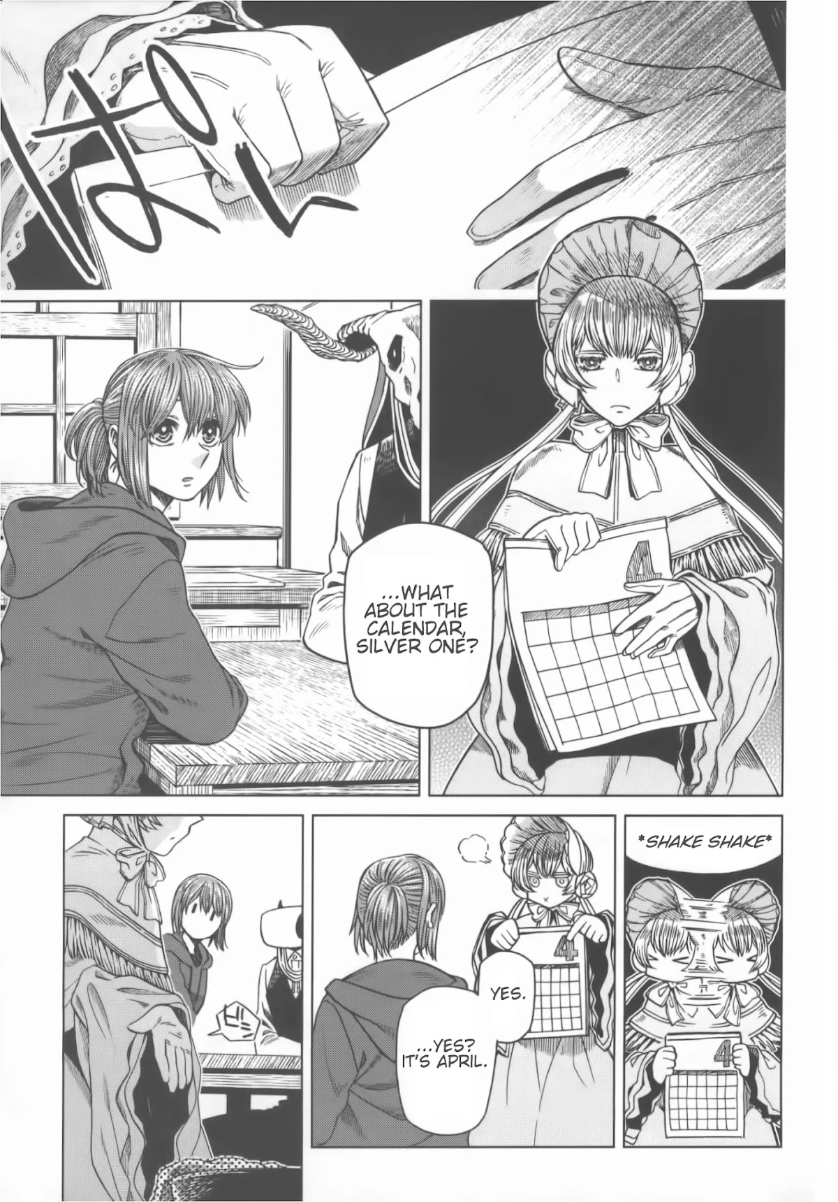Mahou Tsukai no Yome Chapter 55.5 page 4 - Chapter 55.5: Fragments V: Spring Cleaning