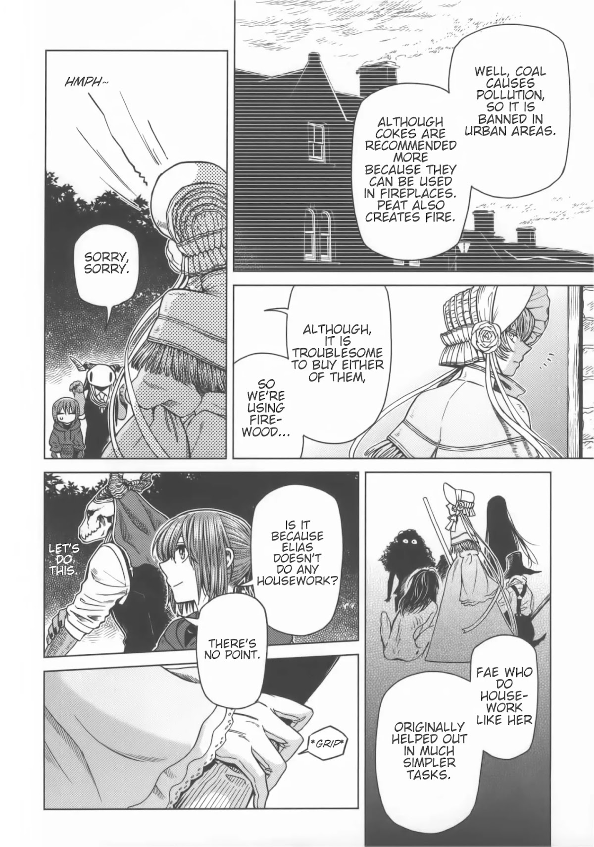 Mahou Tsukai no Yome Chapter 55.5 page 9 - Chapter 55.5: Fragments V: Spring Cleaning