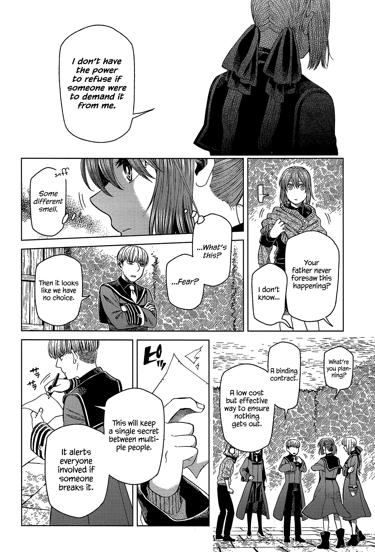Mahou Tsukai no Yome Chapter 56 page 10 - Chapter 56: Better bend than break I