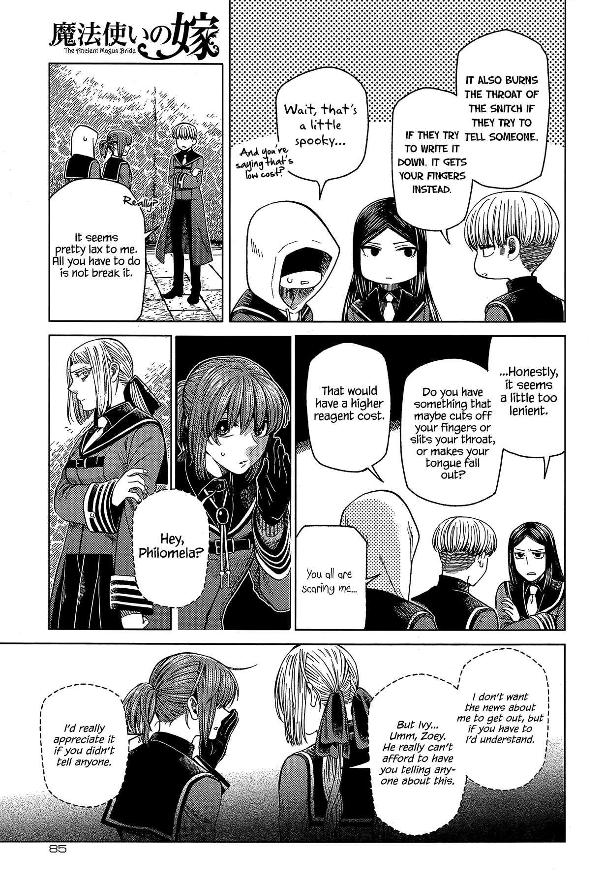 Mahou Tsukai no Yome Chapter 56 page 11 - Chapter 56: Better bend than break I
