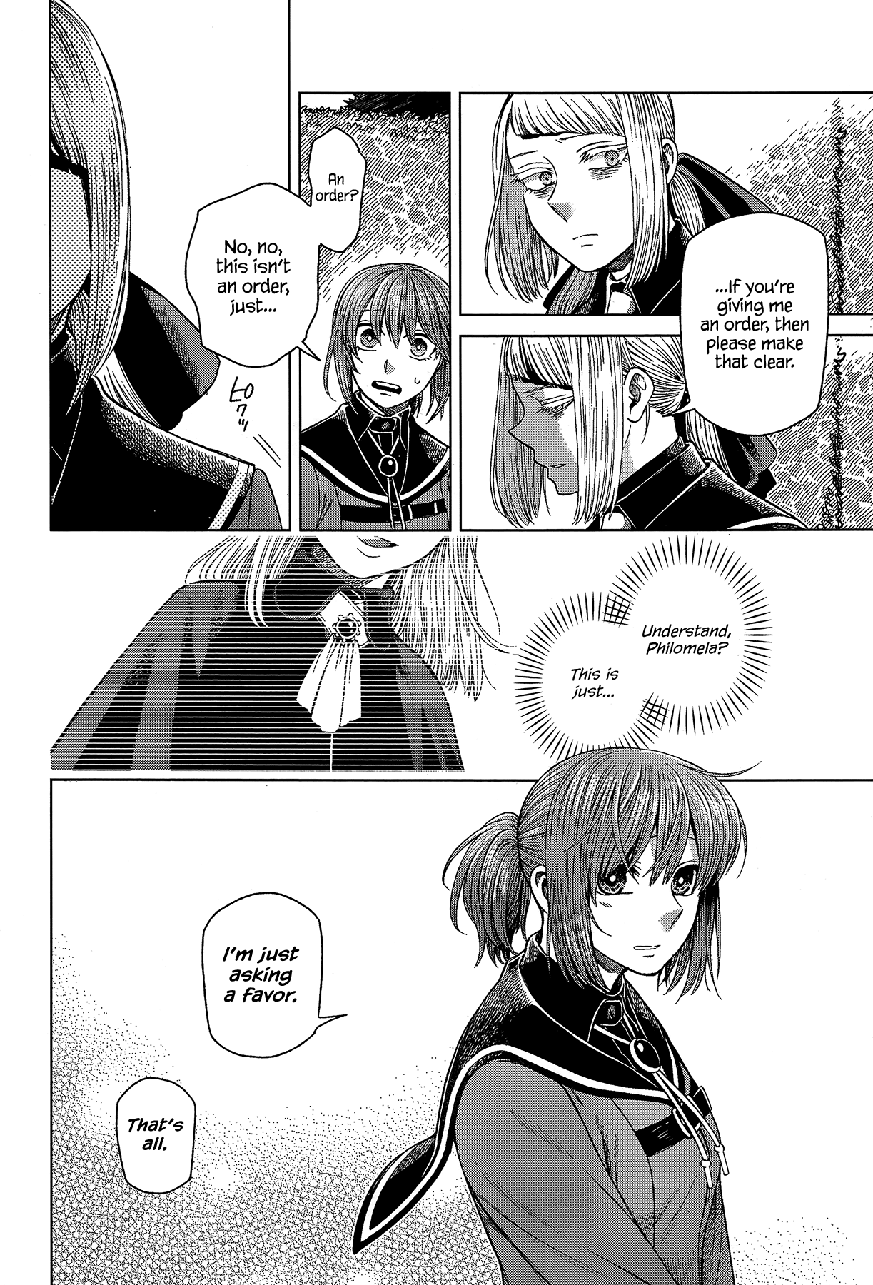 Mahou Tsukai no Yome Chapter 56 page 12 - Chapter 56: Better bend than break I