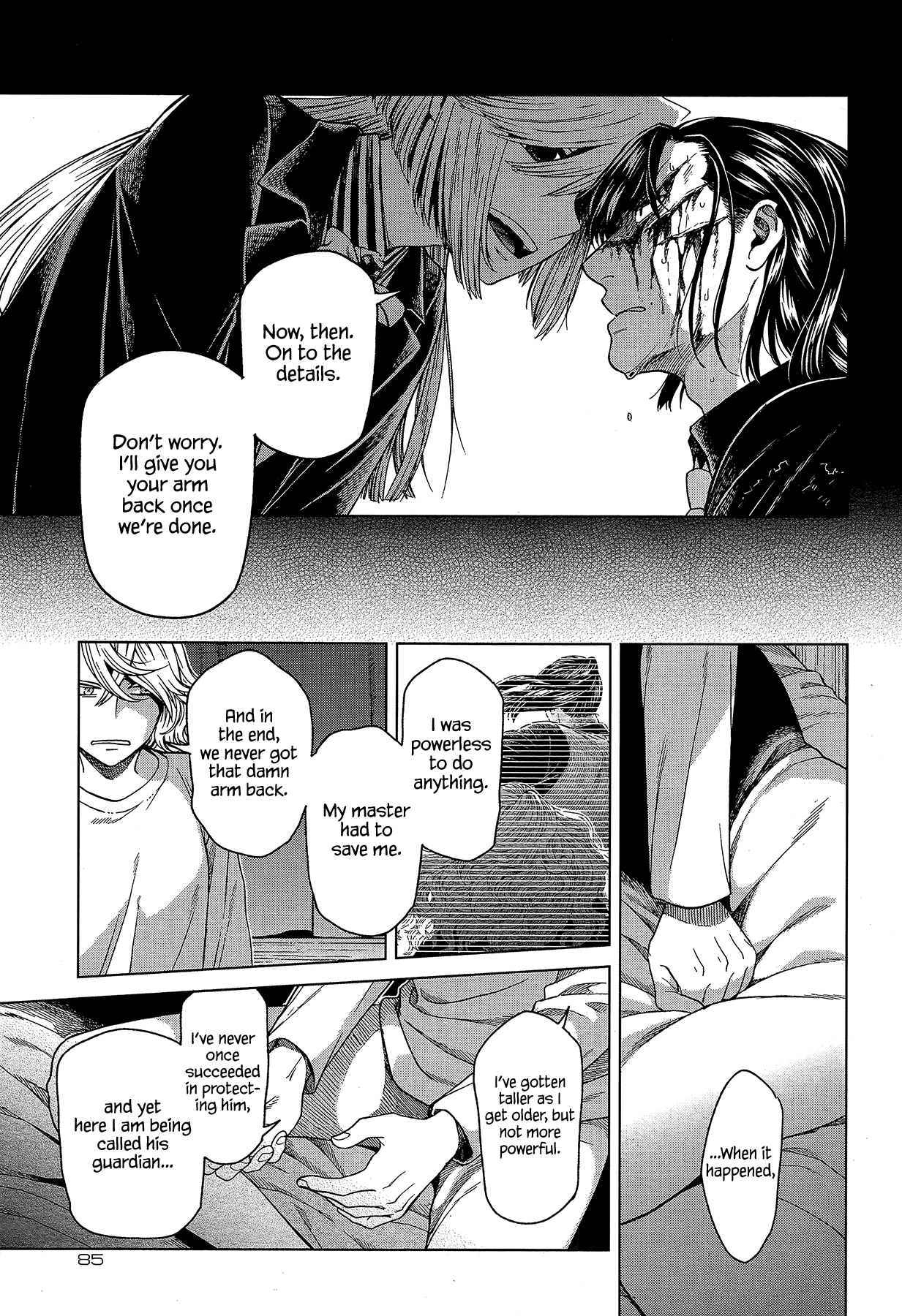 Mahou Tsukai no Yome Chapter 57 page 11 - Chapter 57: Better bend than break II