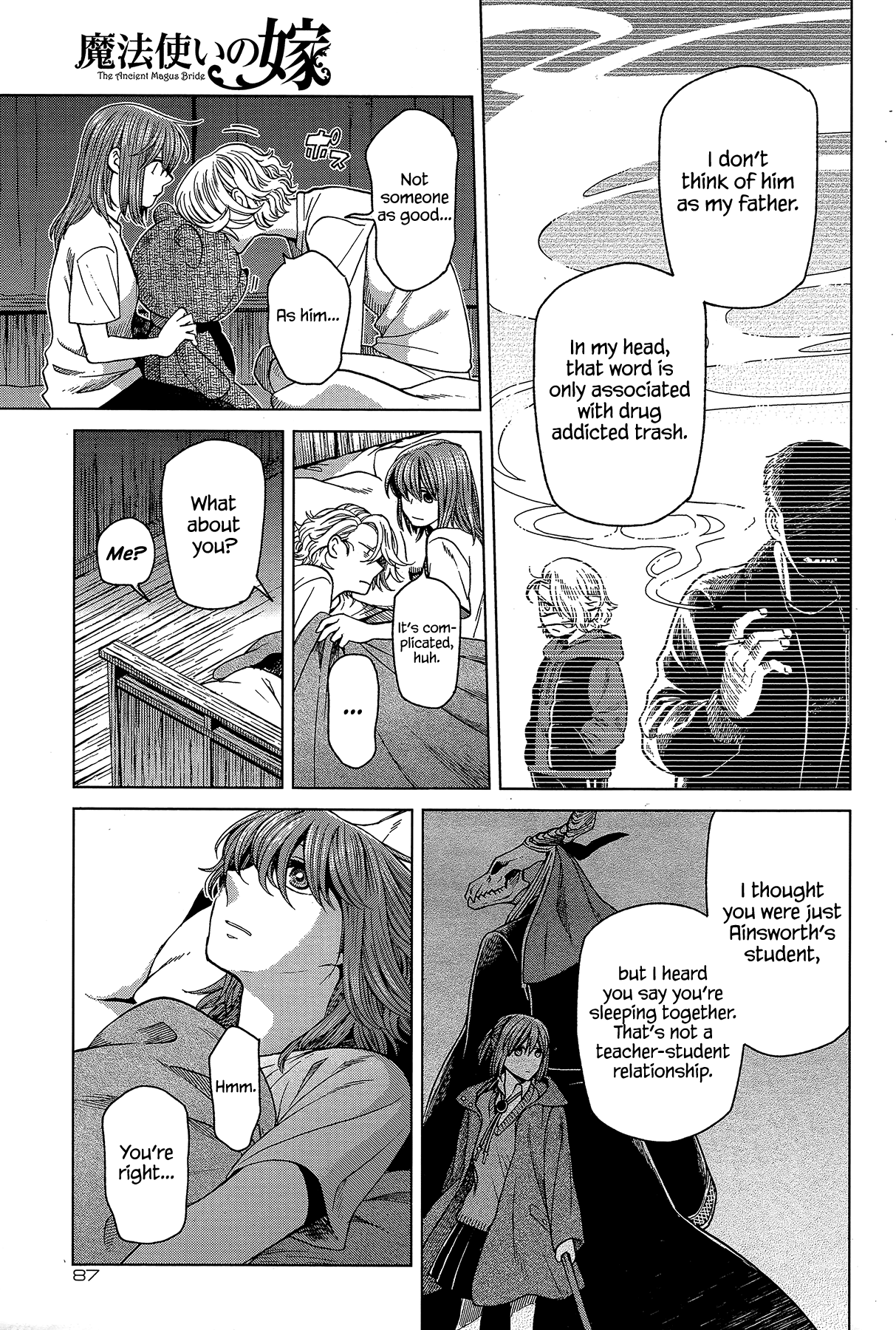 Mahou Tsukai no Yome Chapter 57 page 13 - Chapter 57: Better bend than break II