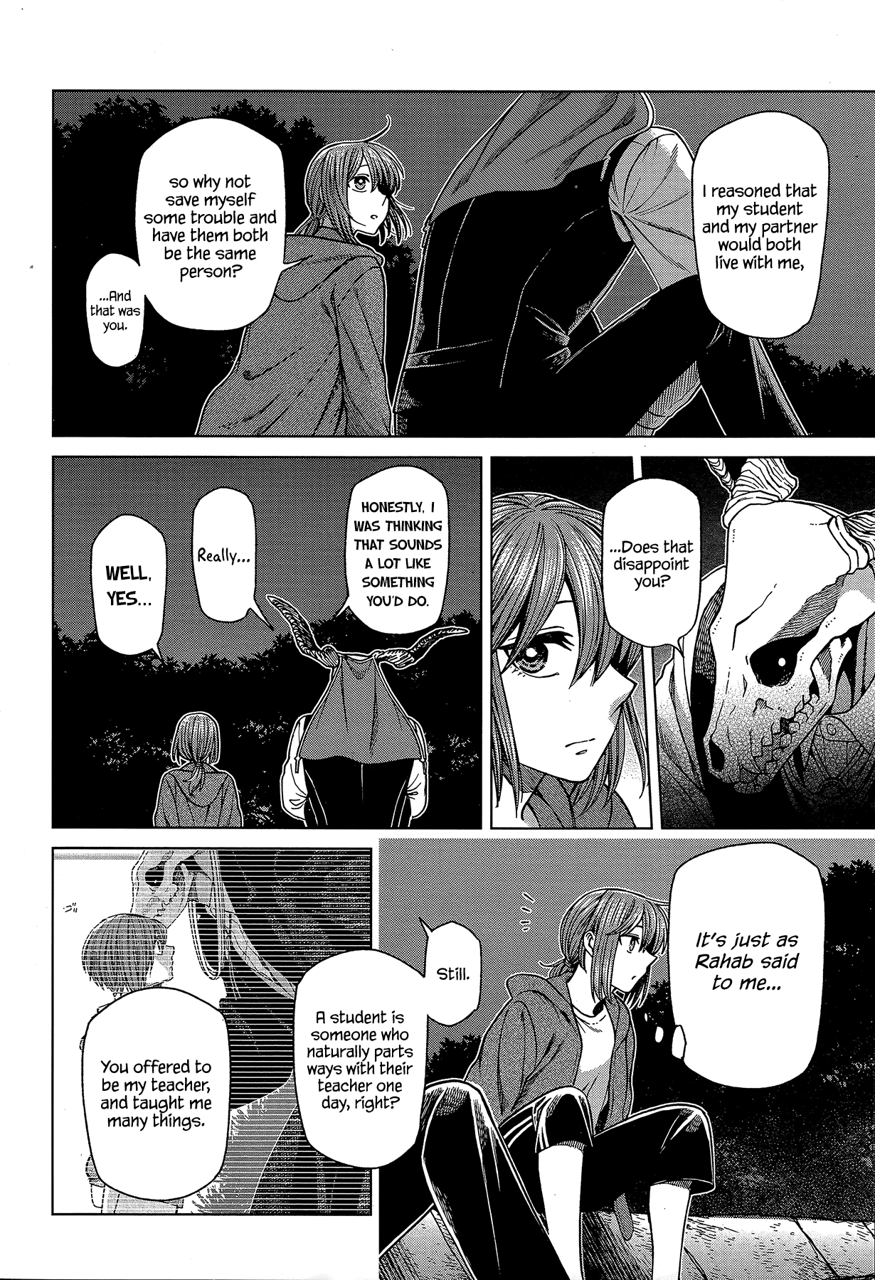 Mahou Tsukai no Yome Chapter 57 page 20 - Chapter 57: Better bend than break II