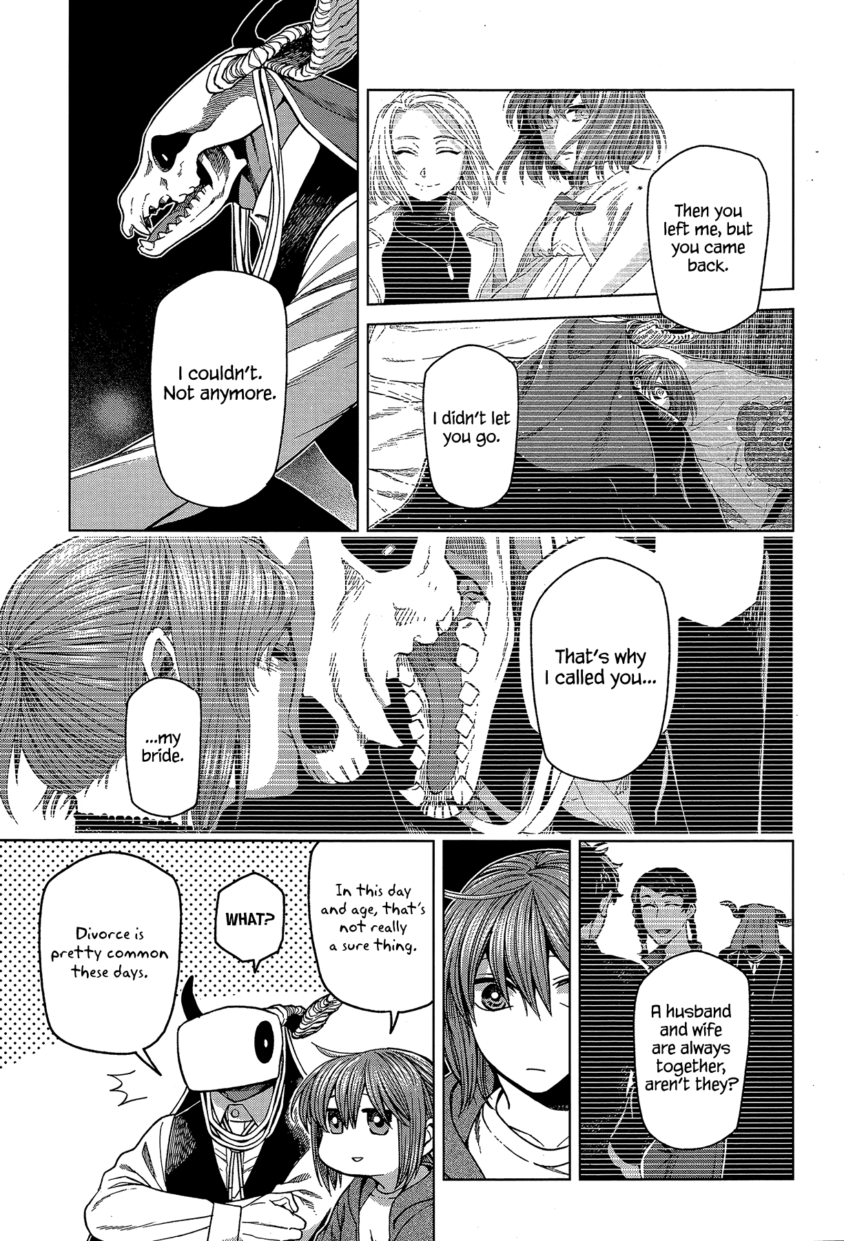 Mahou Tsukai no Yome Chapter 57 page 21 - Chapter 57: Better bend than break II