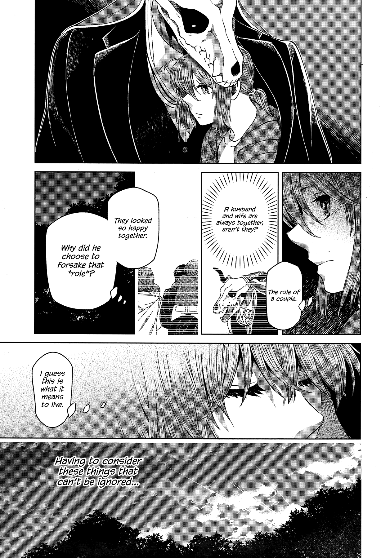 Mahou Tsukai no Yome Chapter 57 page 27 - Chapter 57: Better bend than break II