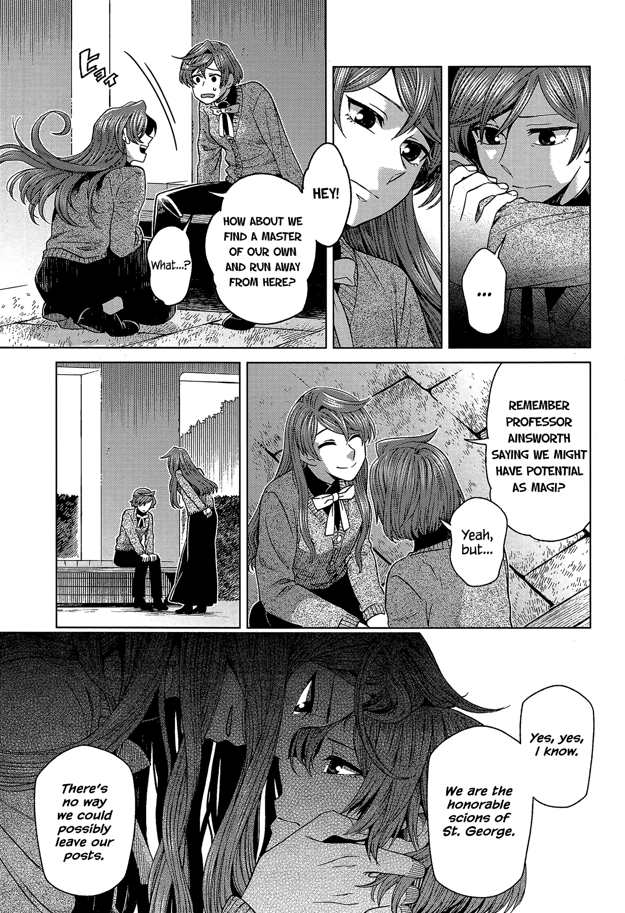 Mahou Tsukai no Yome Chapter 58 page 9 - Chapter 58: Better bend than break III