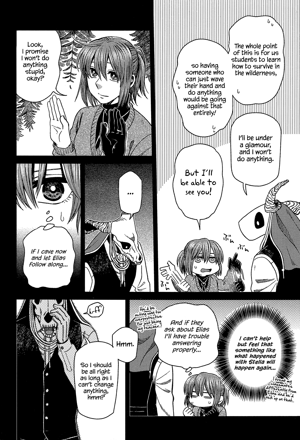 Mahou Tsukai no Yome Chapter 60 page 12 - Chapter 60: Slow and sure II