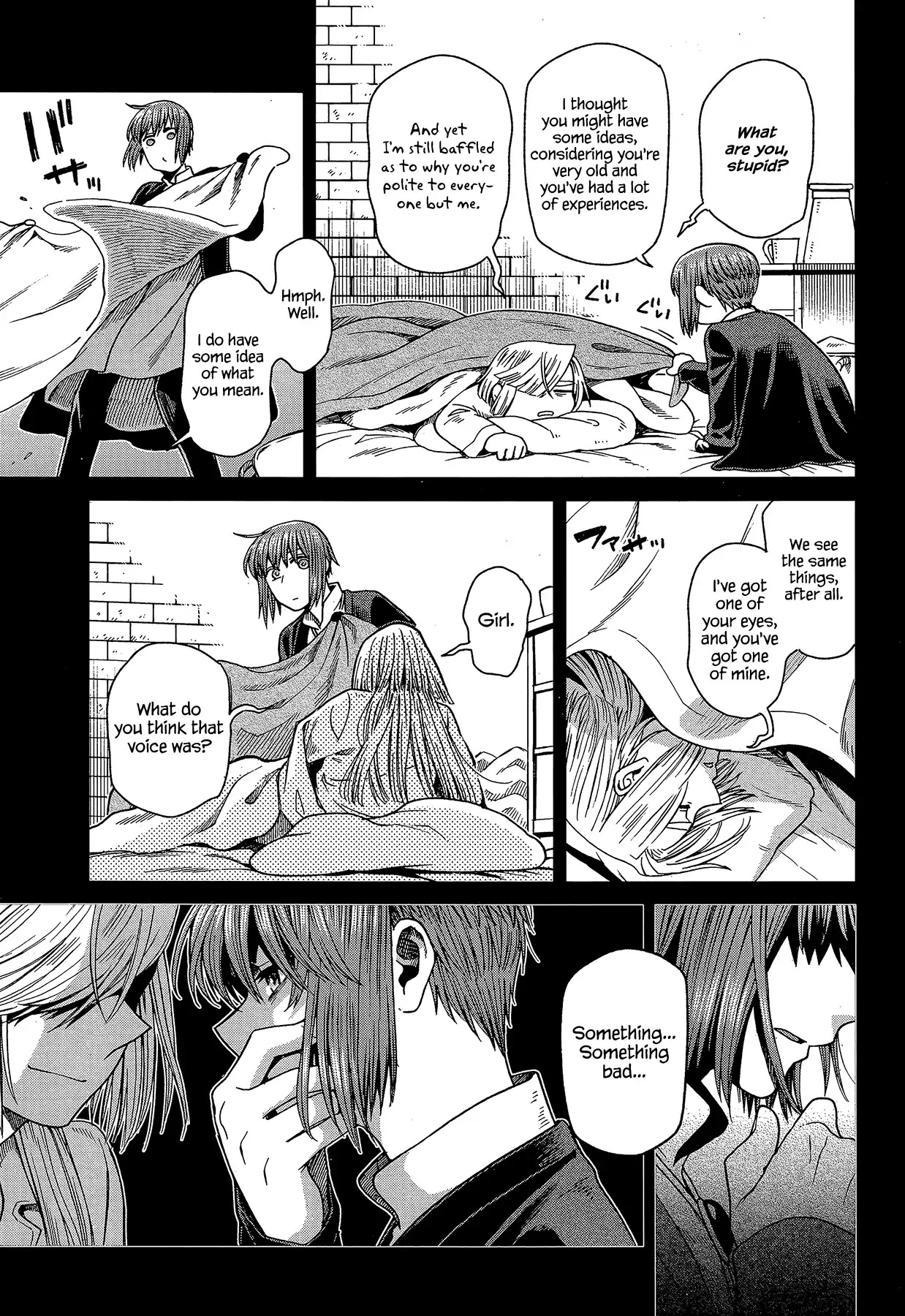 Mahou Tsukai no Yome Chapter 62 page 11 - Chapter 62: Conscience does make cowards of us all I