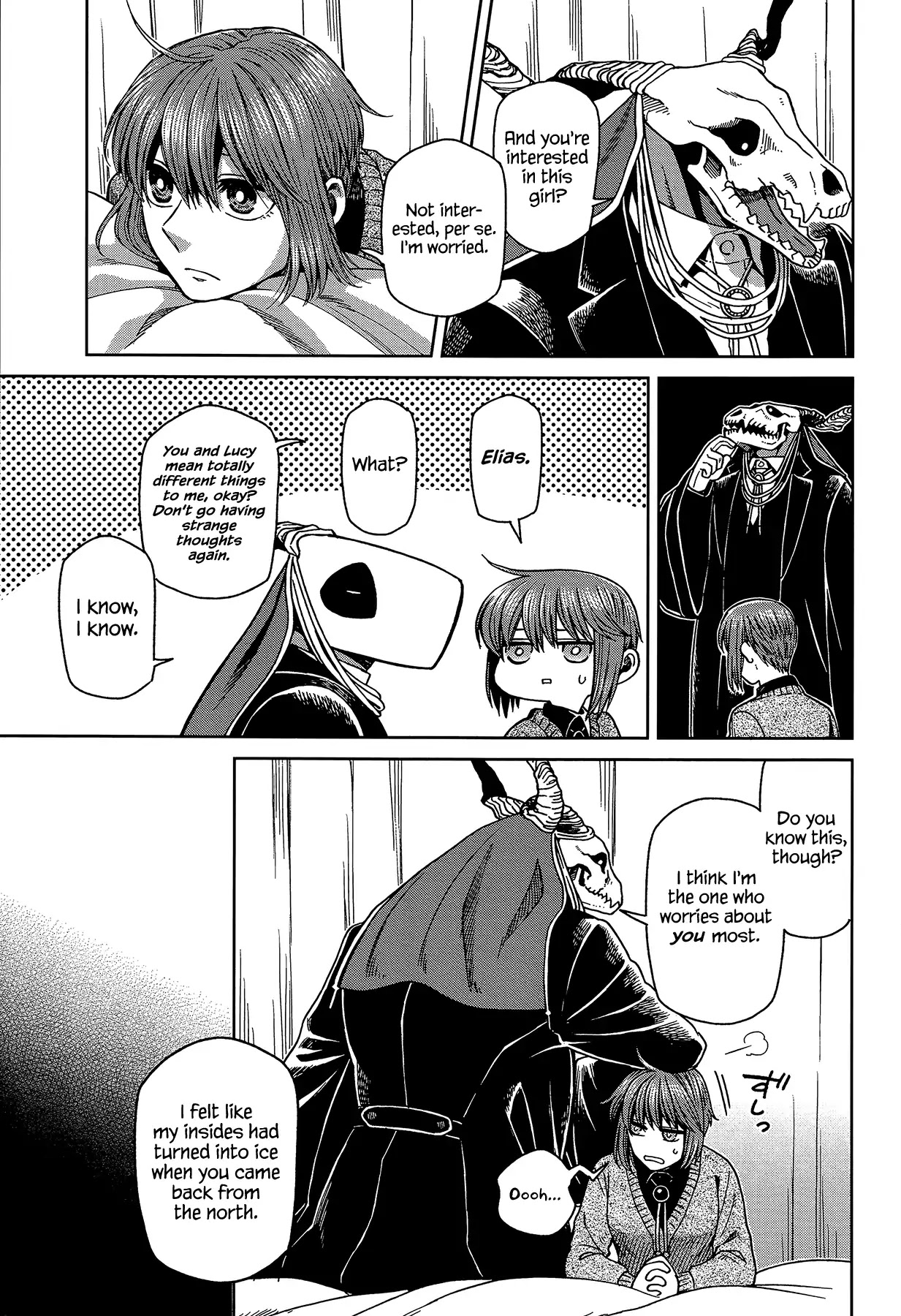 Mahou Tsukai no Yome Chapter 62 page 7 - Chapter 62: Conscience does make cowards of us all I