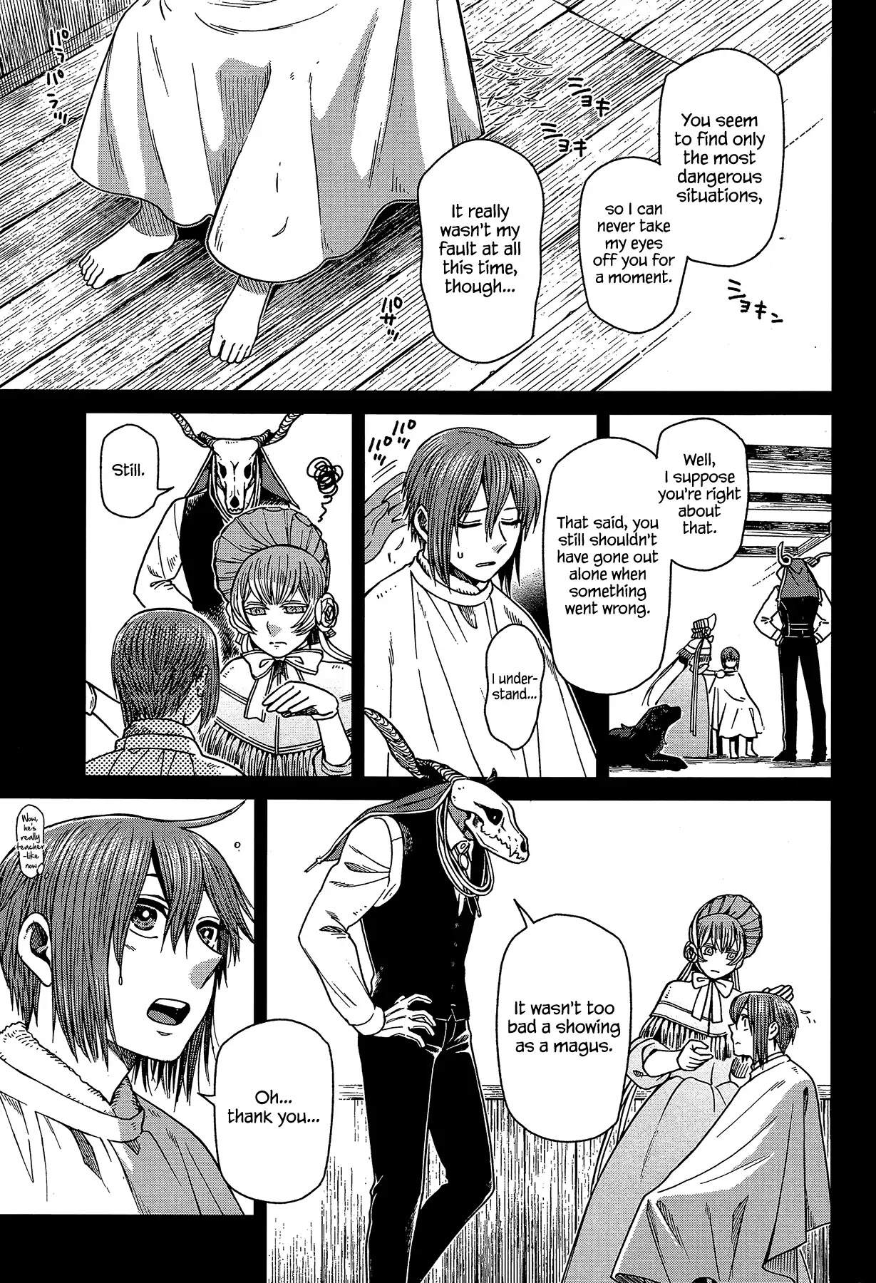 Mahou Tsukai no Yome Chapter 62 page 9 - Chapter 62: Conscience does make cowards of us all I