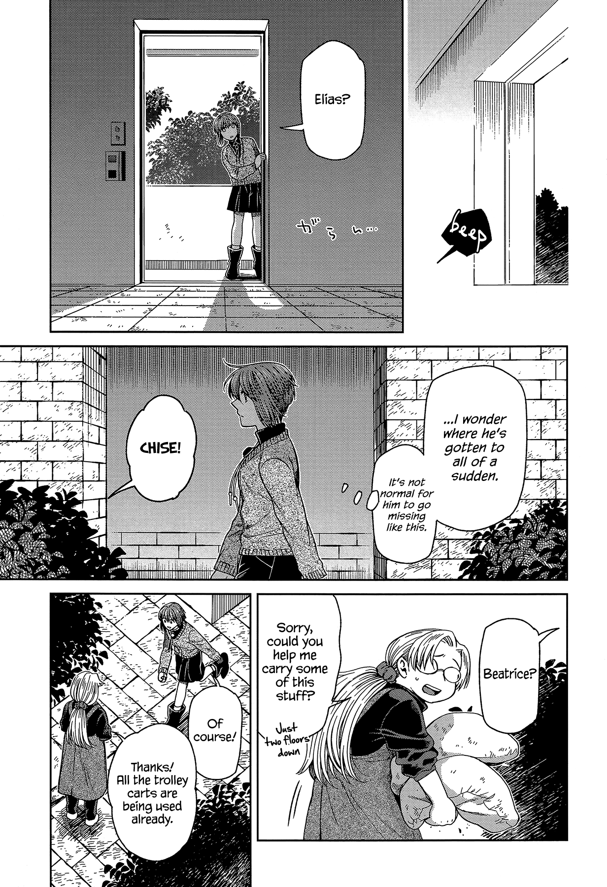 Mahou Tsukai no Yome Chapter 63 page 1 - Chapter 63: Conscience does make cowards of us all II