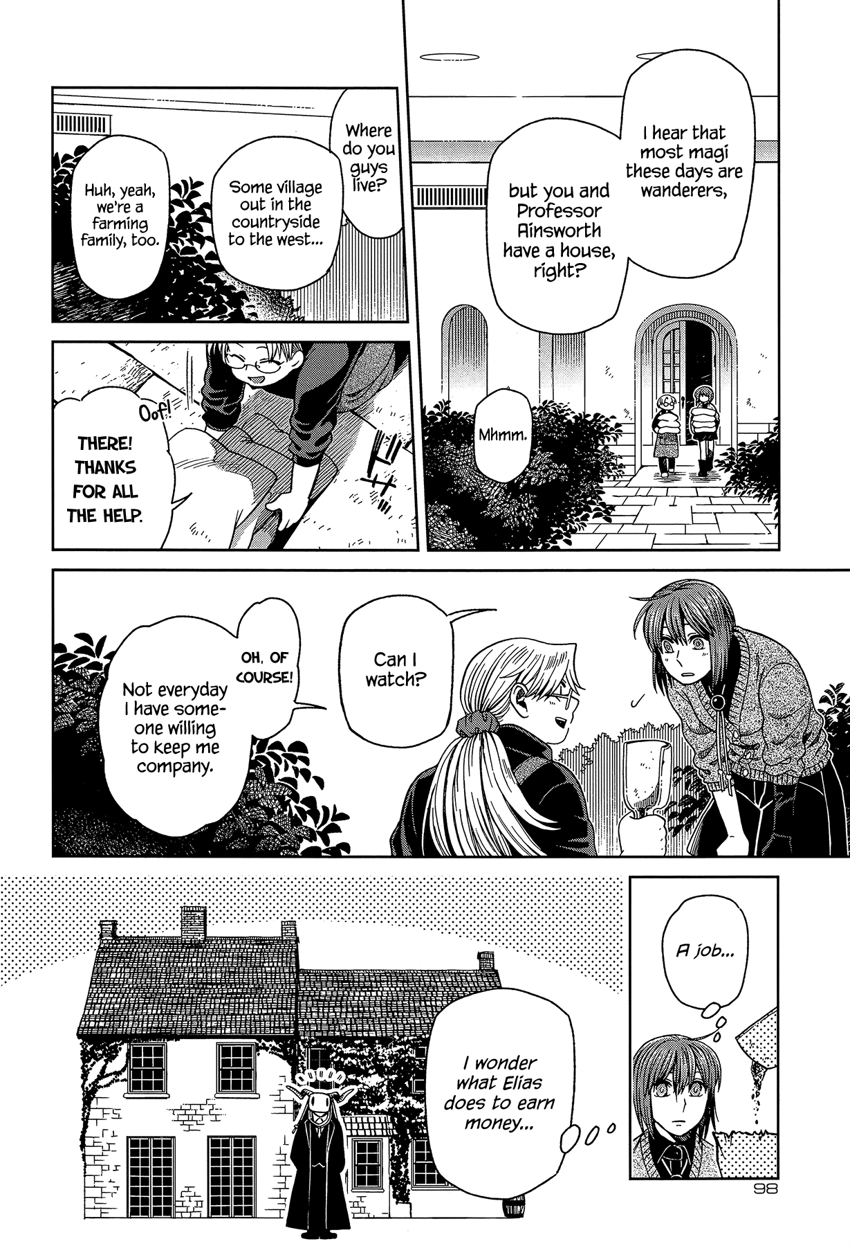 Mahou Tsukai no Yome Chapter 63 page 4 - Chapter 63: Conscience does make cowards of us all II