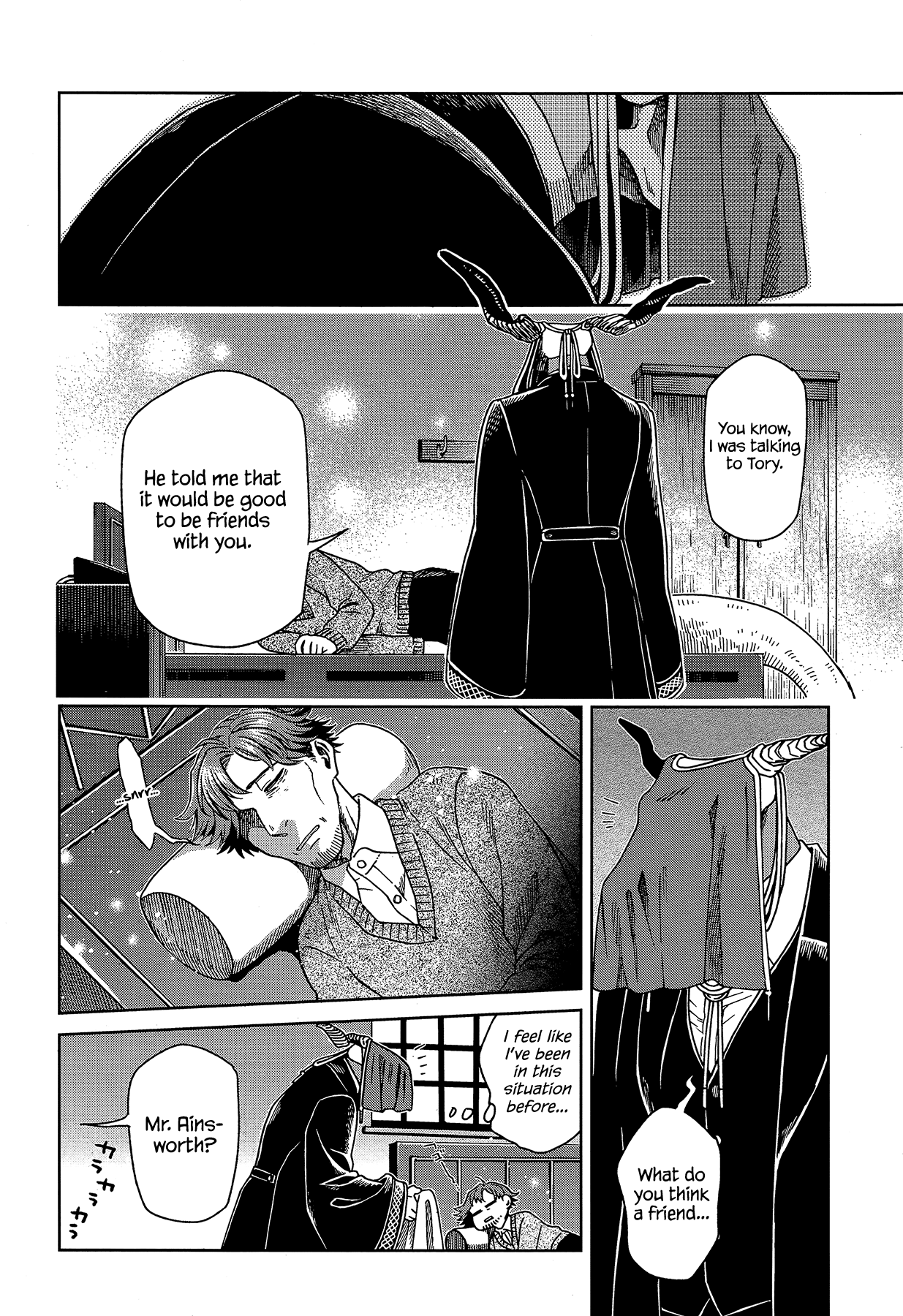Mahou Tsukai no Yome Chapter 64 page 14 - Chapter 64: Conscience does make cowards of us all III
