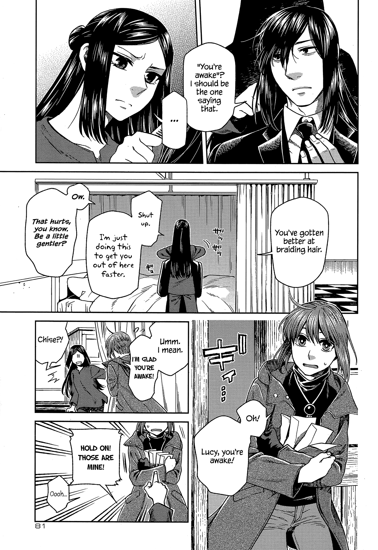 Mahou Tsukai no Yome Chapter 64 page 5 - Chapter 64: Conscience does make cowards of us all III