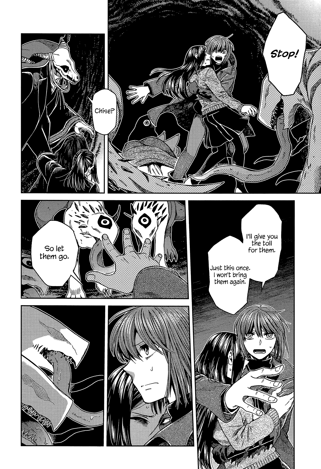 Mahou Tsukai no Yome Chapter 65 page 10 - Chapter 65: Conscience does make cowards of us all IV