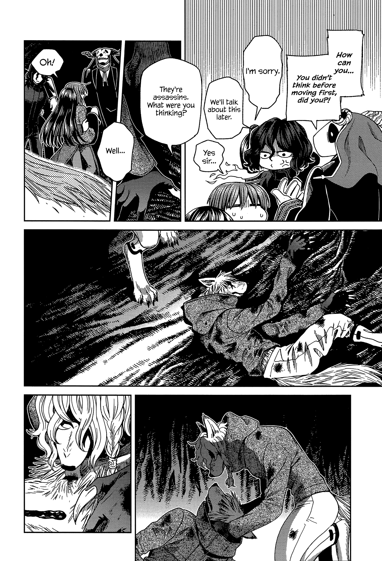 Mahou Tsukai no Yome Chapter 65 page 12 - Chapter 65: Conscience does make cowards of us all IV