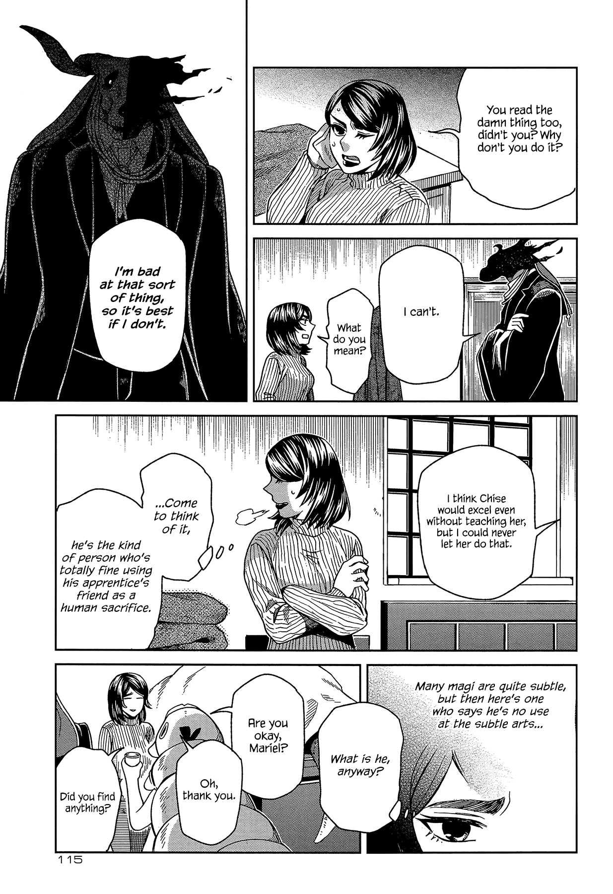 Mahou Tsukai no Yome Chapter 65 page 37 - Chapter 65: Conscience does make cowards of us all IV