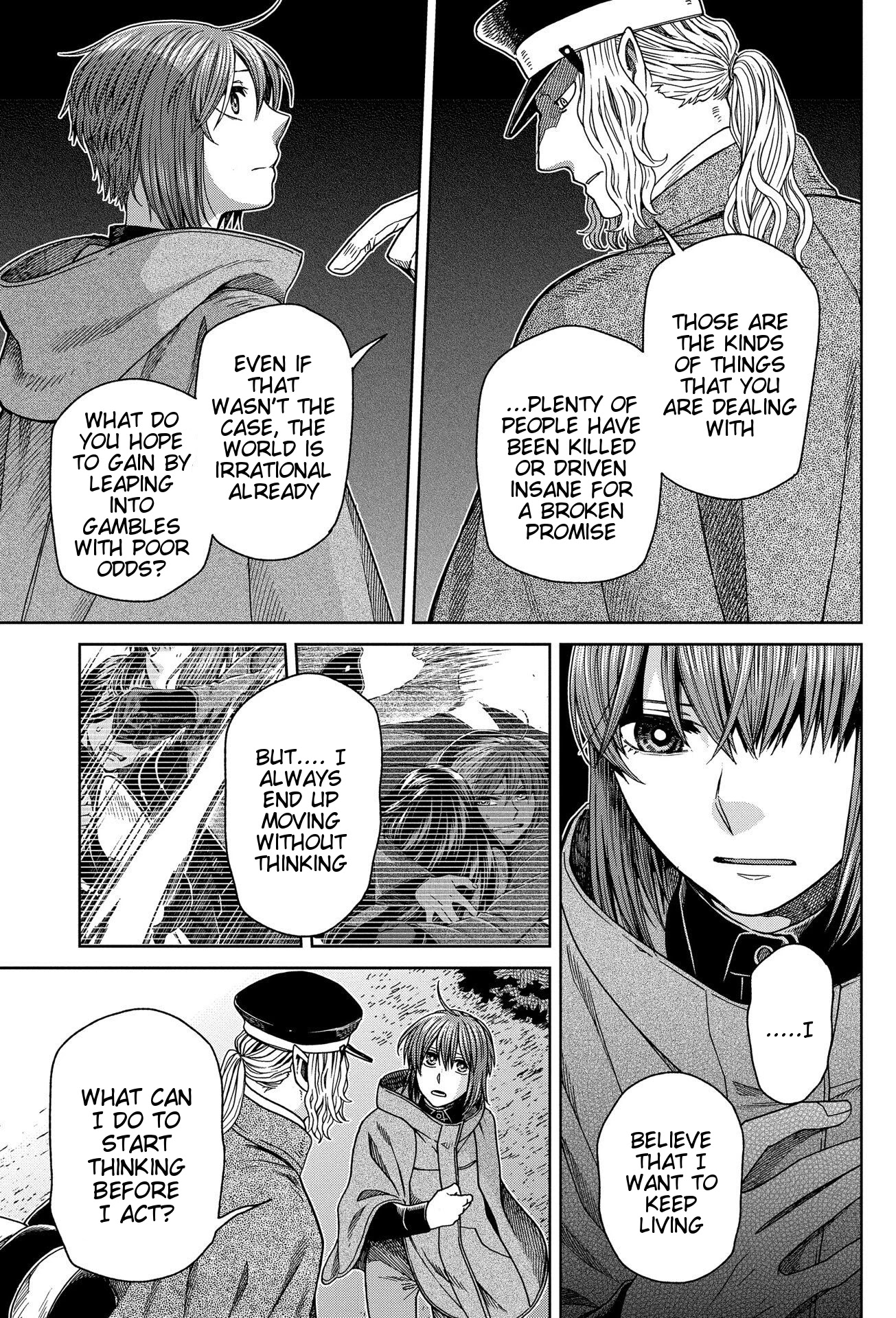 Mahou Tsukai no Yome Chapter 67 page 11 - Chapter 67: A small leak will sink a great ship. II