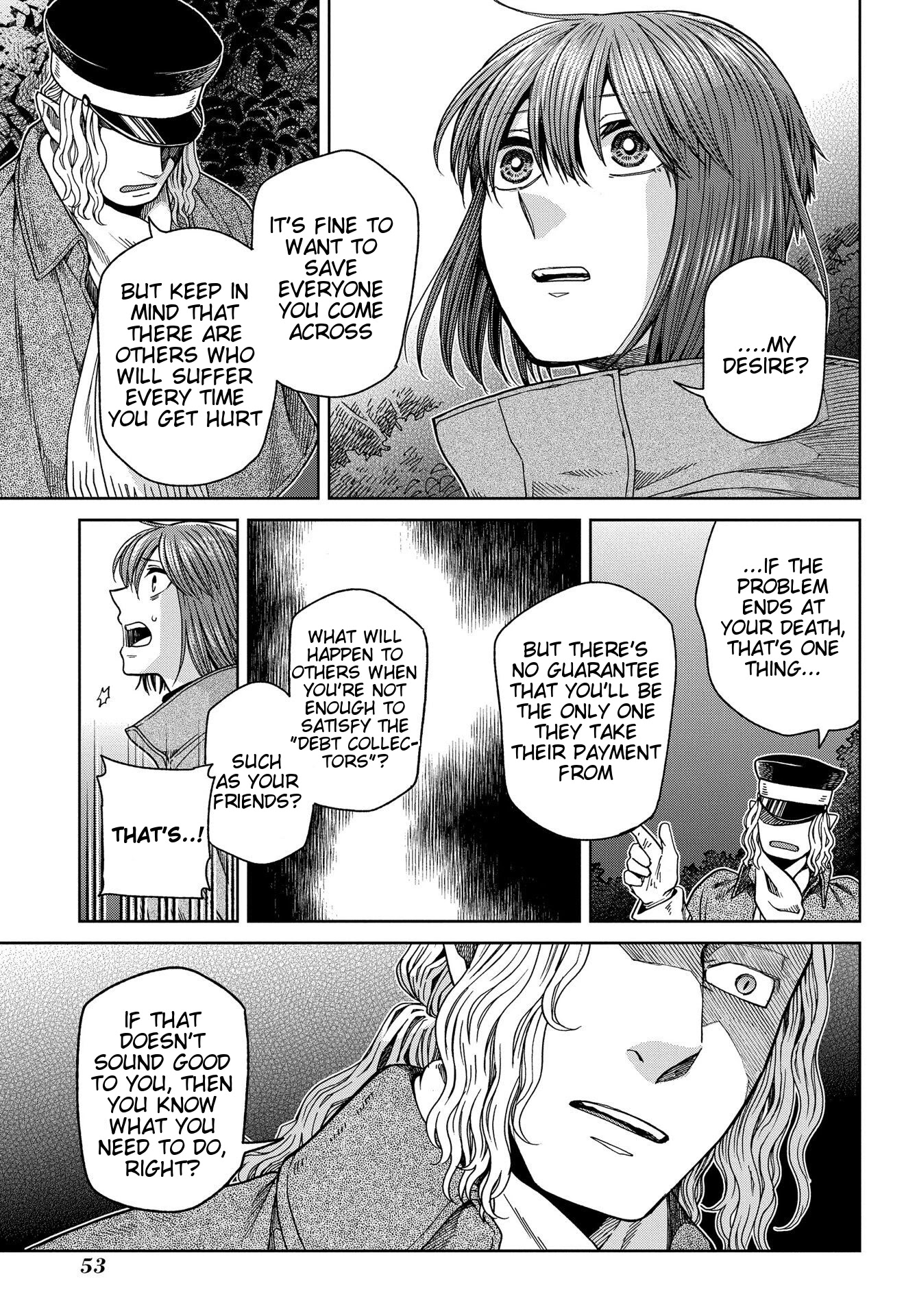 Mahou Tsukai no Yome Chapter 67 page 13 - Chapter 67: A small leak will sink a great ship. II