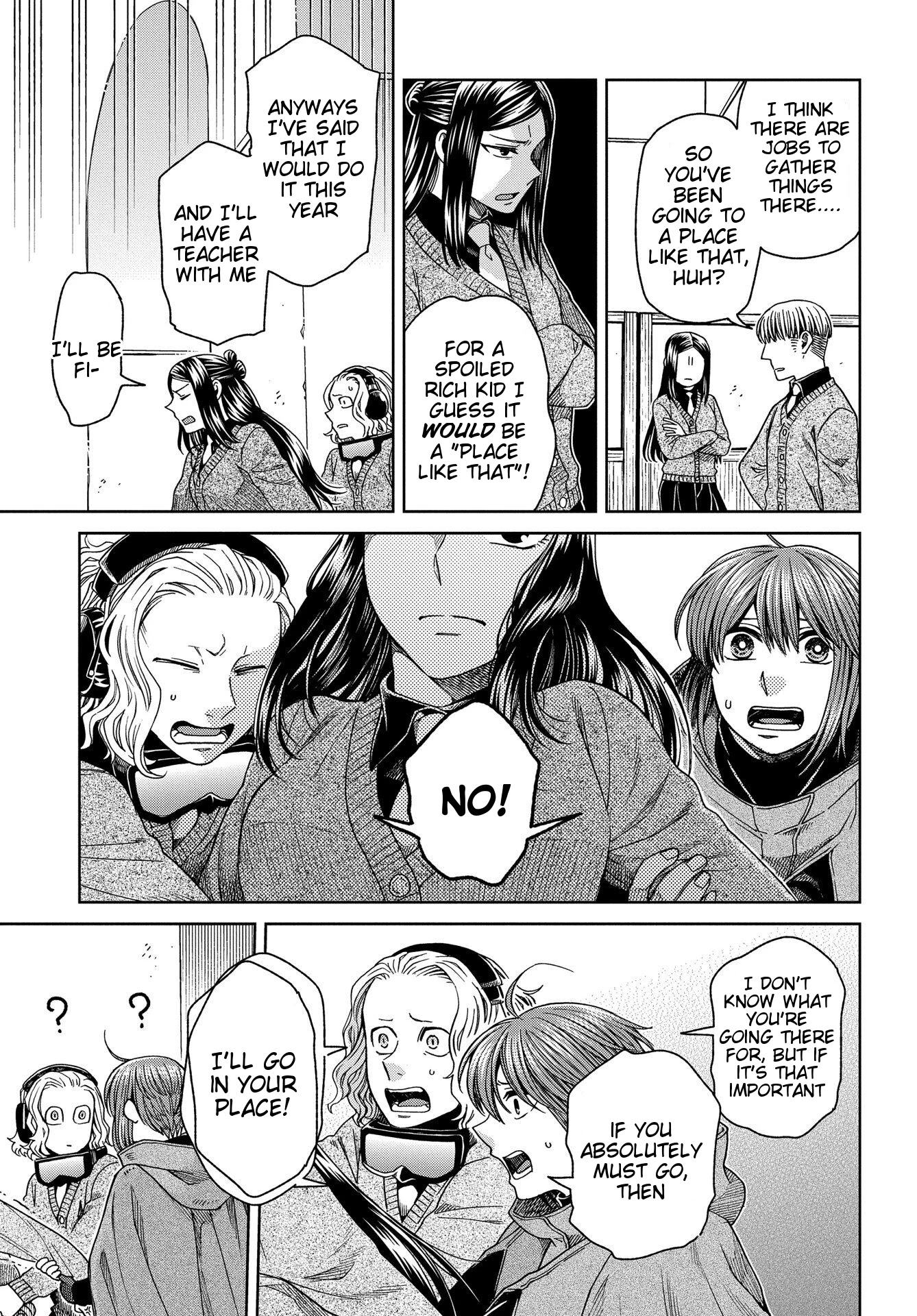 Mahou Tsukai no Yome Chapter 67 page 25 - Chapter 67: A small leak will sink a great ship. II