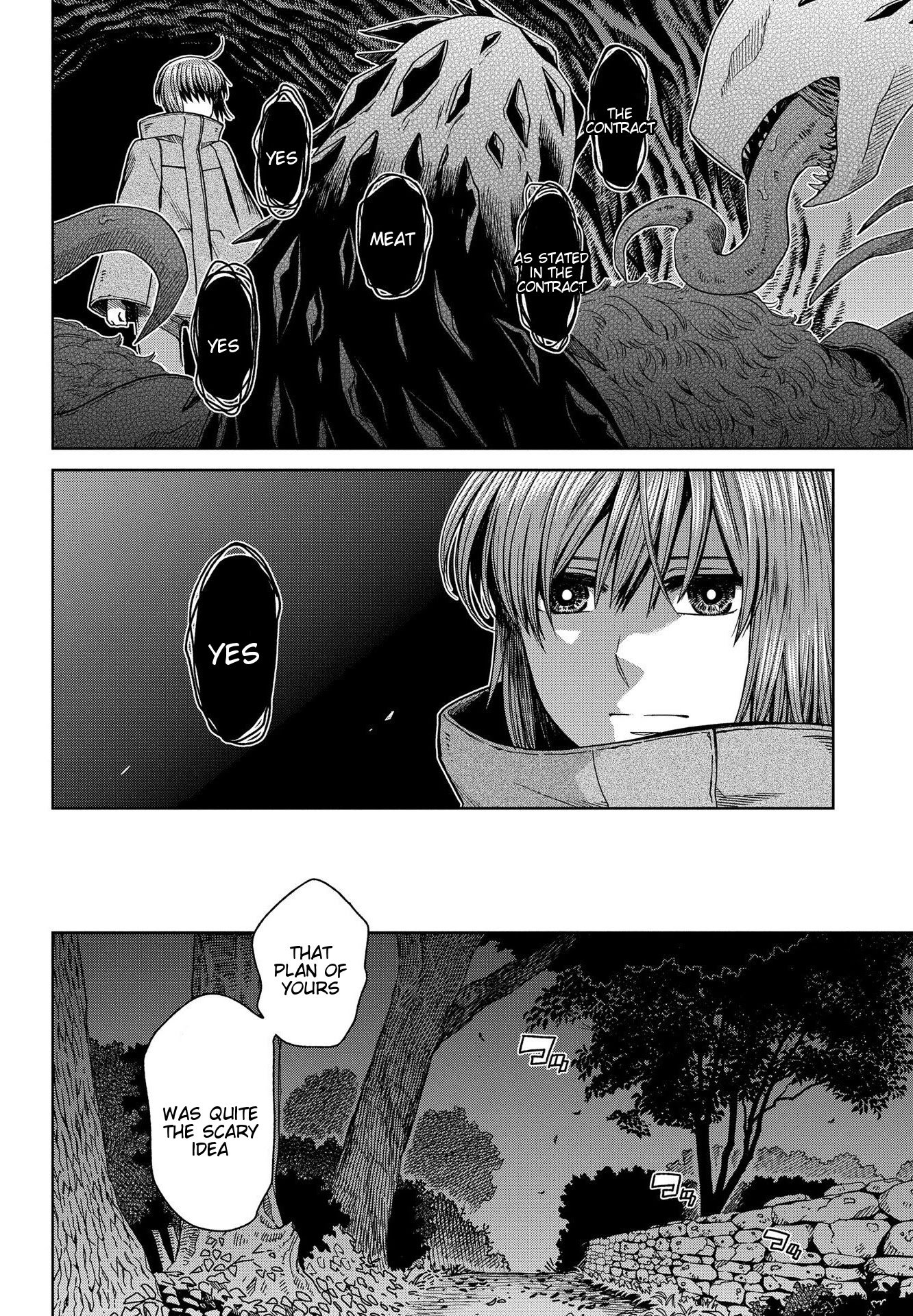 Mahou Tsukai no Yome Chapter 67 page 4 - Chapter 67: A small leak will sink a great ship. II