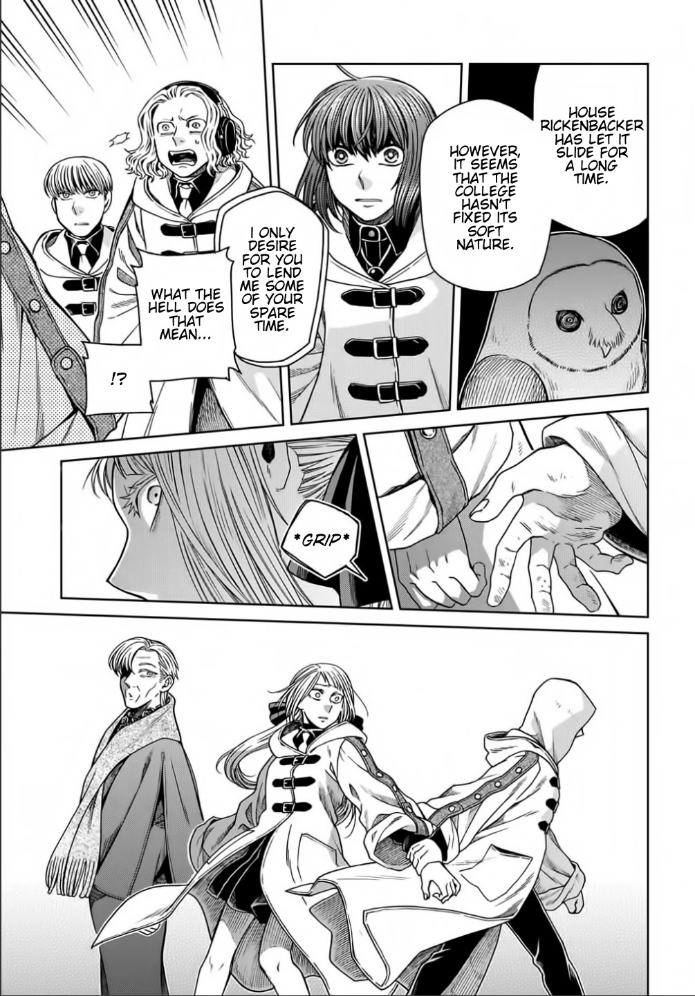 Mahou Tsukai no Yome Chapter 69 page 7 - Chapter 69: A small leak will sink a great ship. IV