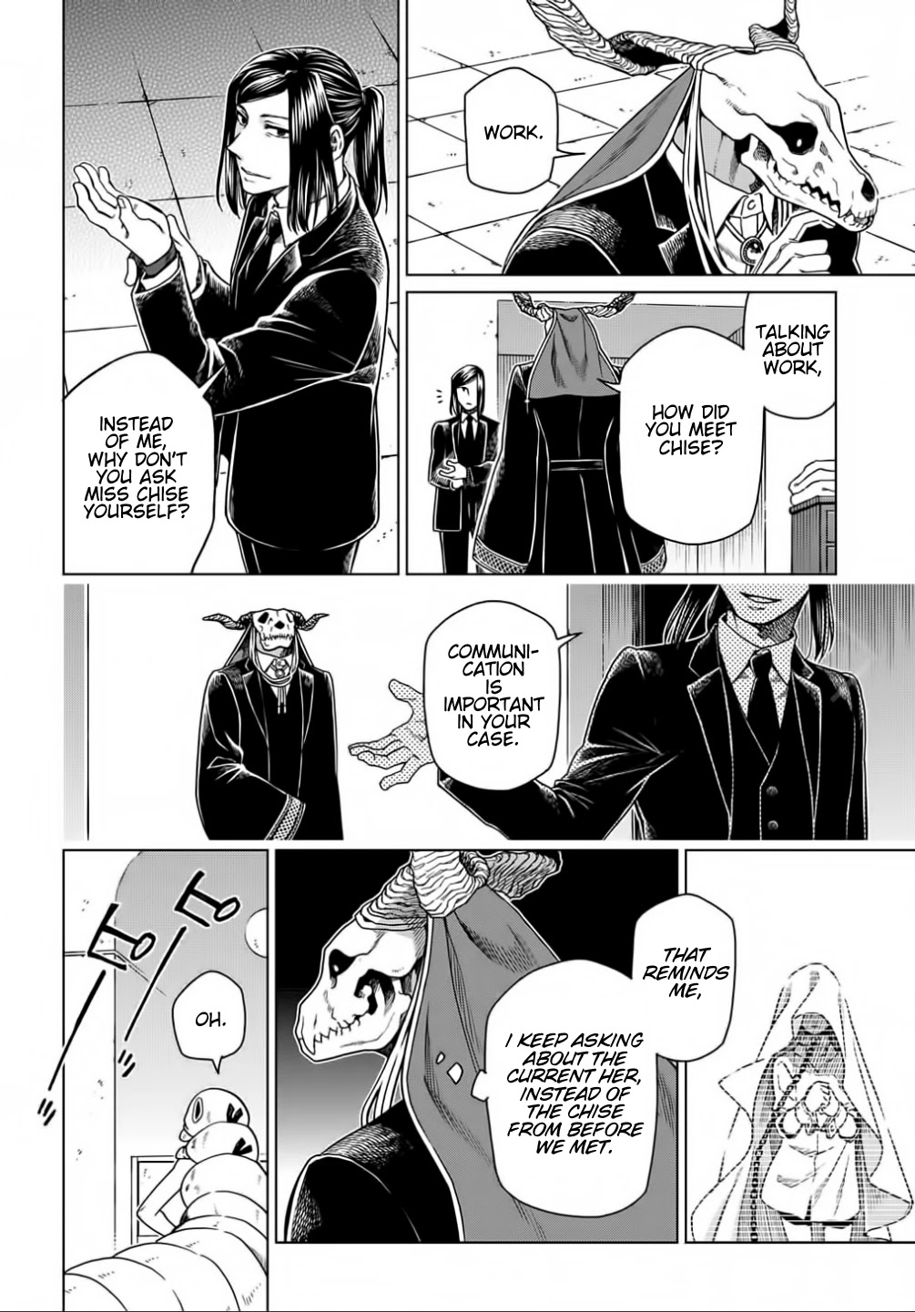 Mahou Tsukai no Yome Chapter 74 page 4 - Chapter 74: Nothing venture, nothing have. IV