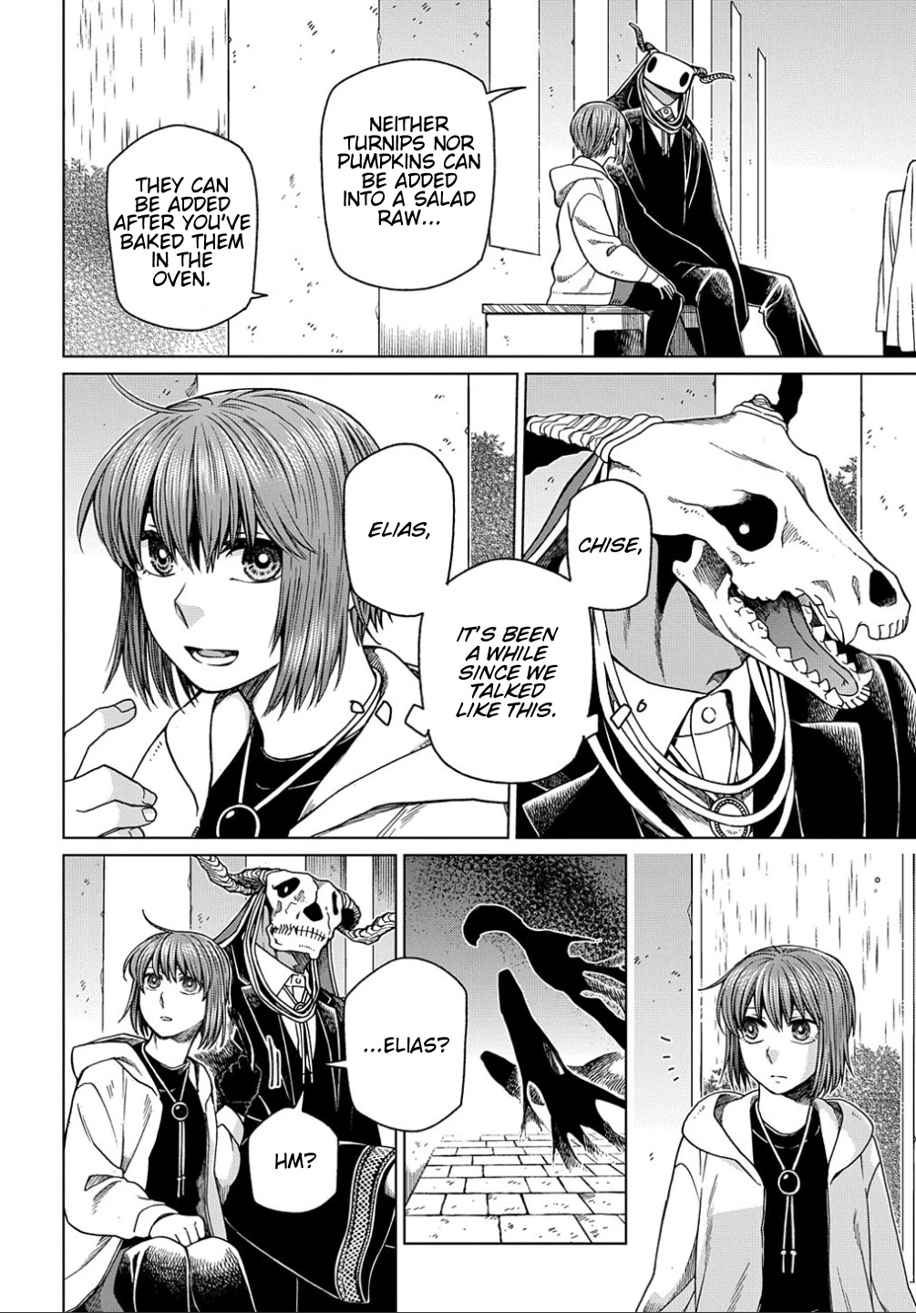 Mahou Tsukai no Yome Chapter 75 page 12 - Chapter 75: Needs must when the devil drives. I