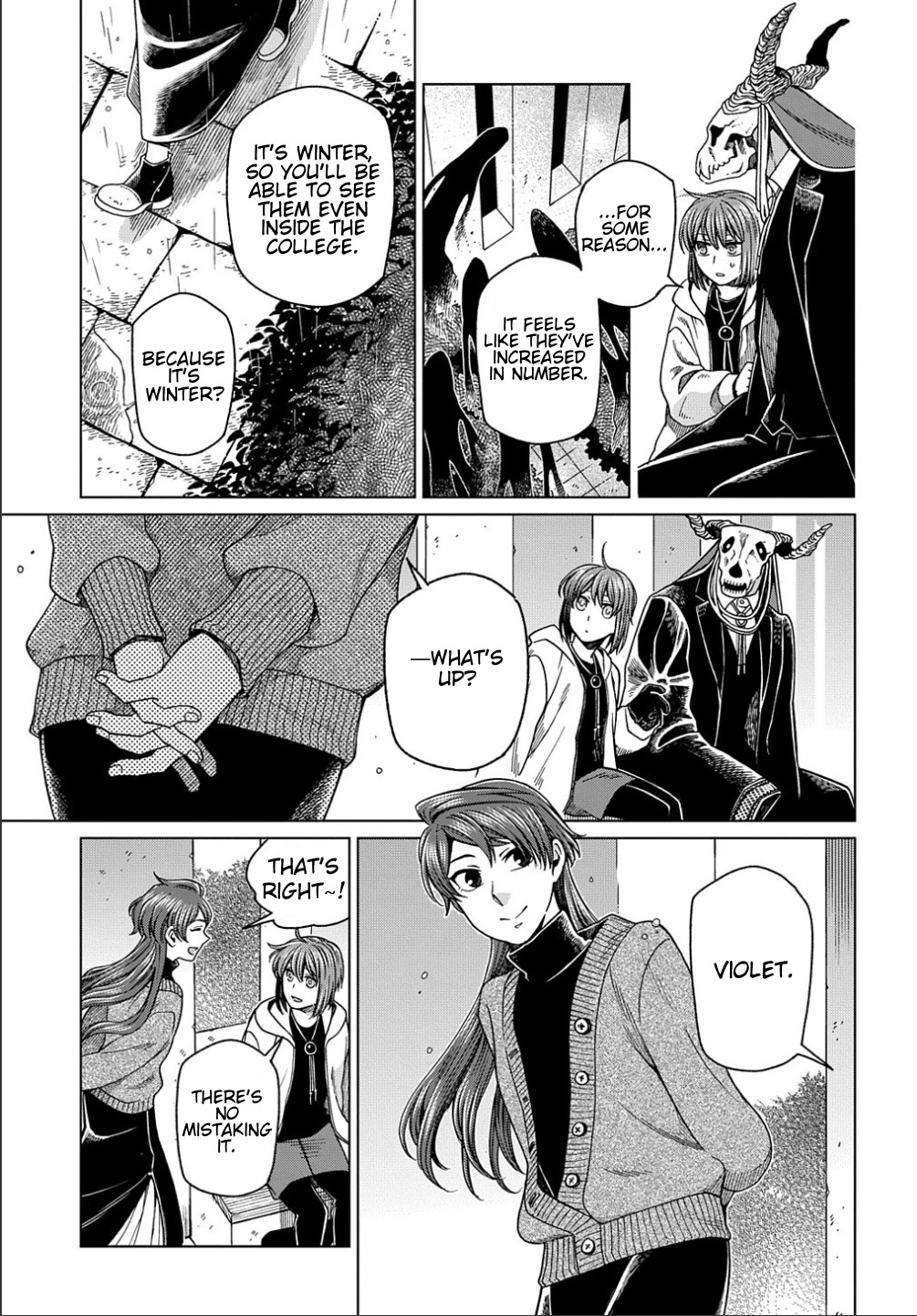 Mahou Tsukai no Yome Chapter 75 page 13 - Chapter 75: Needs must when the devil drives. I