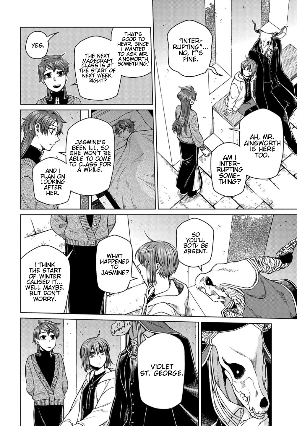 Mahou Tsukai no Yome Chapter 75 page 14 - Chapter 75: Needs must when the devil drives. I