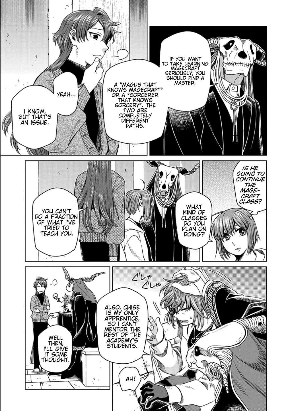 Mahou Tsukai no Yome Chapter 75 page 15 - Chapter 75: Needs must when the devil drives. I