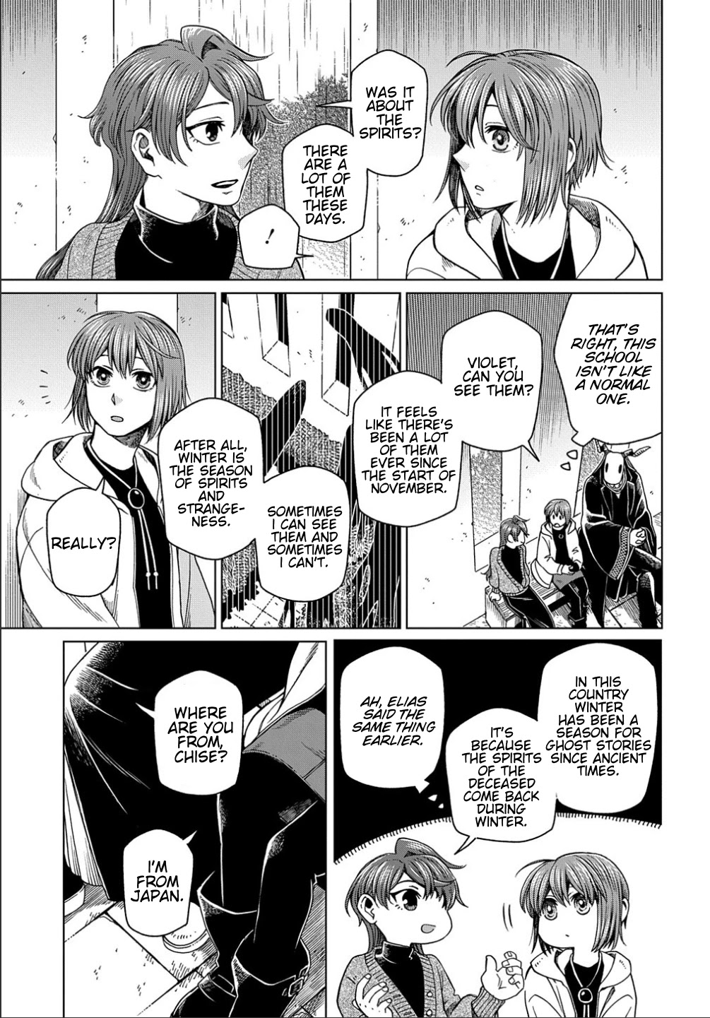 Mahou Tsukai no Yome Chapter 75 page 17 - Chapter 75: Needs must when the devil drives. I