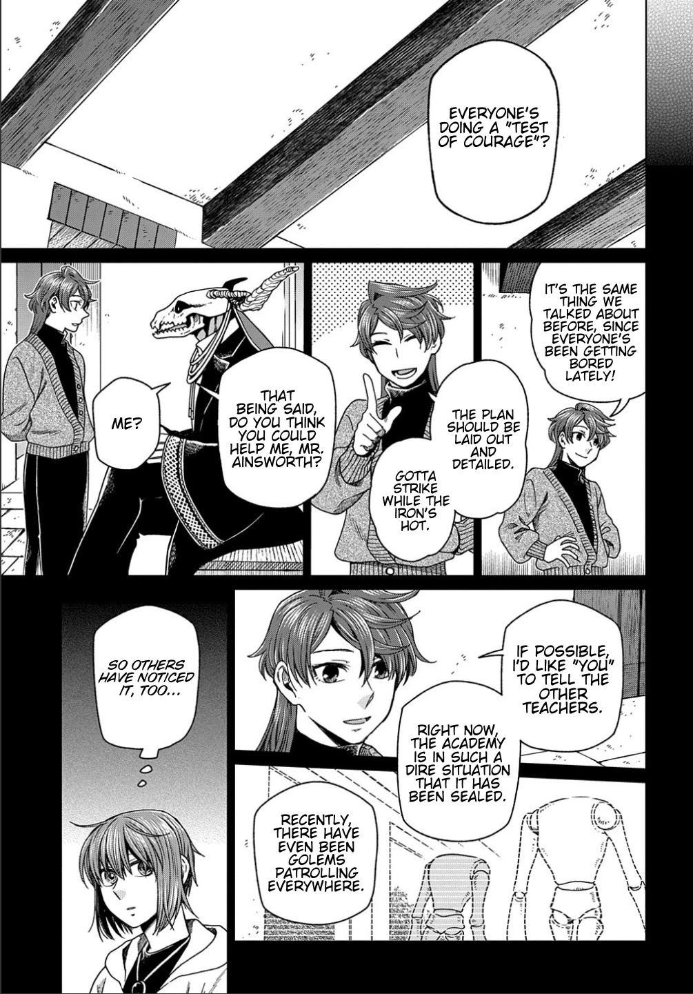 Mahou Tsukai no Yome Chapter 75 page 24 - Chapter 75: Needs must when the devil drives. I