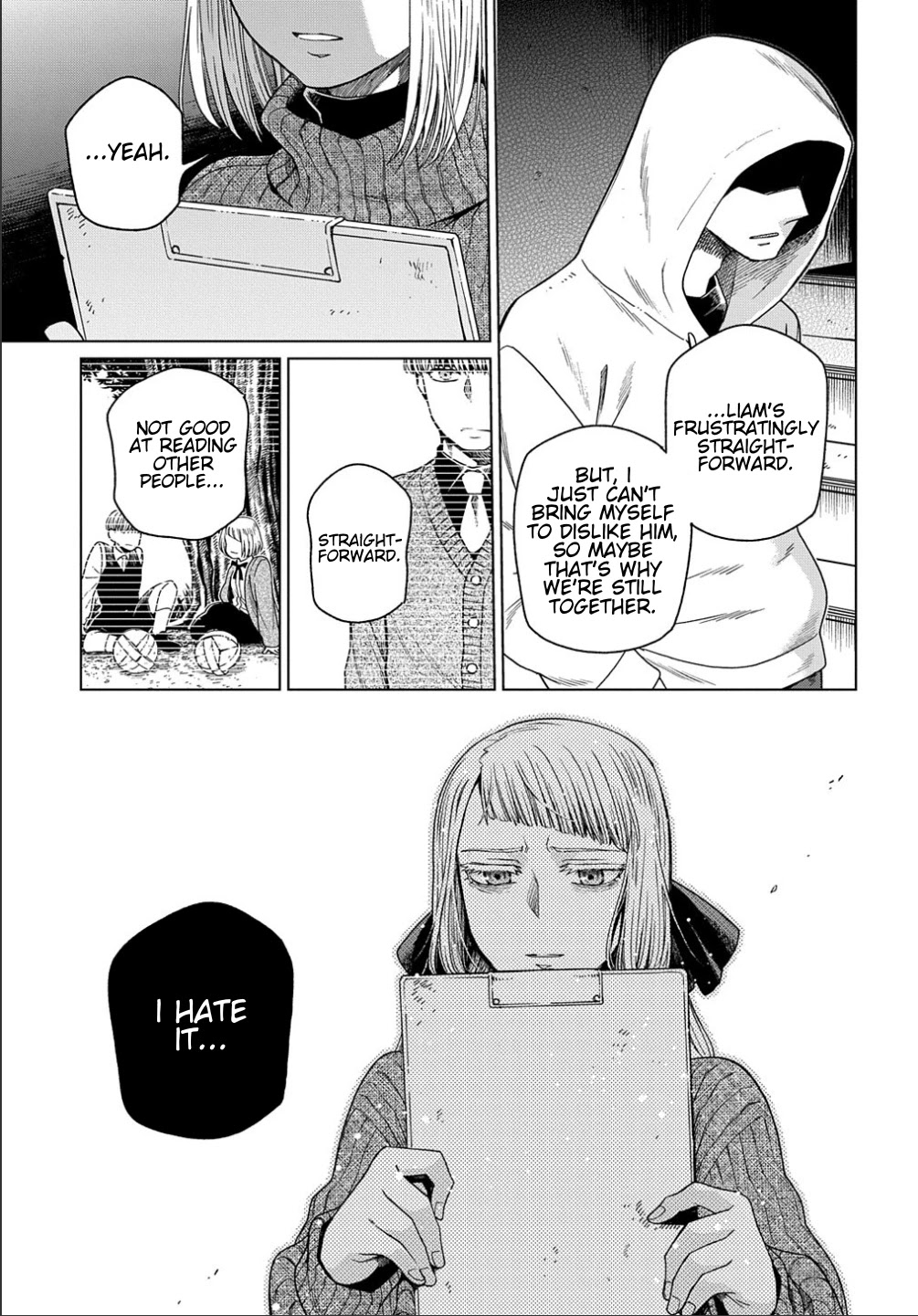 Mahou Tsukai no Yome Chapter 75 page 38 - Chapter 75: Needs must when the devil drives. I