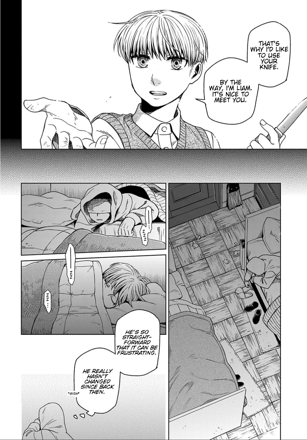 Mahou Tsukai no Yome Chapter 75 page 5 - Chapter 75: Needs must when the devil drives. I